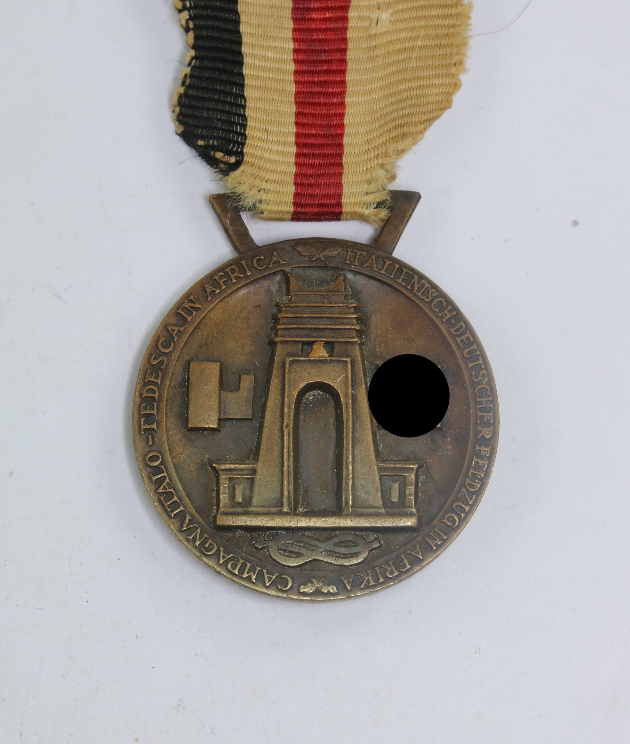  Italienisch Deutsche Feldzugsmedaille für Afrika - Lorioli Milano und De Marchis – Bild 1