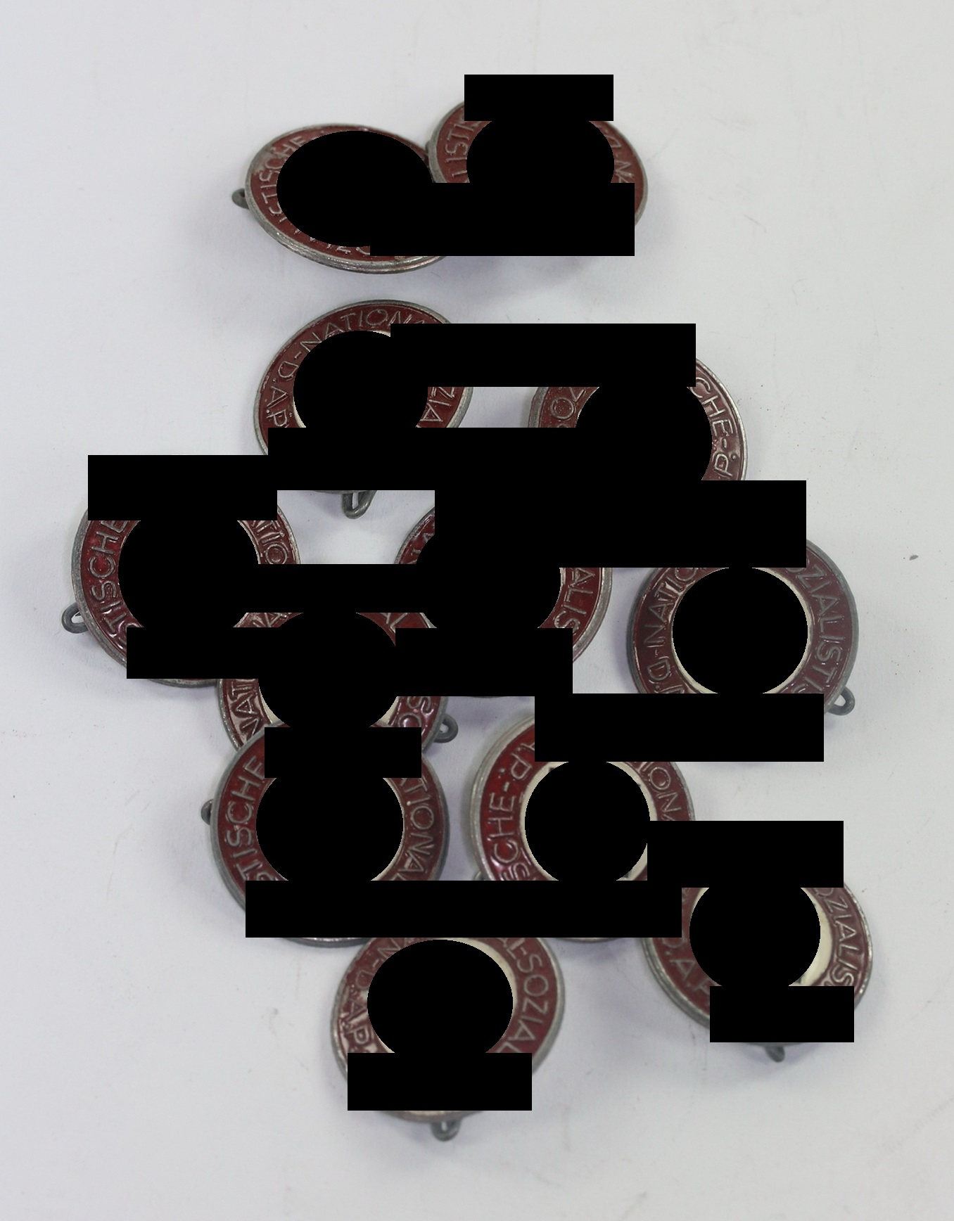  NSDAP Parteiabzeichen, Hst. RZM M1/159 (Hans Doppler, Wels), Hortfund (!) – Bild 1