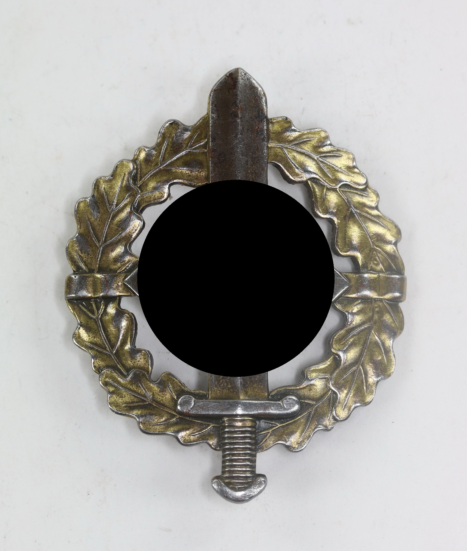 _sa_wehrsportabzeichen_in_bronze_hst SA Wehrsportabzeichen in Bronze, Hst. Berg & Nolte, Eigentum d. S.A. Sportabzeichen Hauptstelle – Bild 1