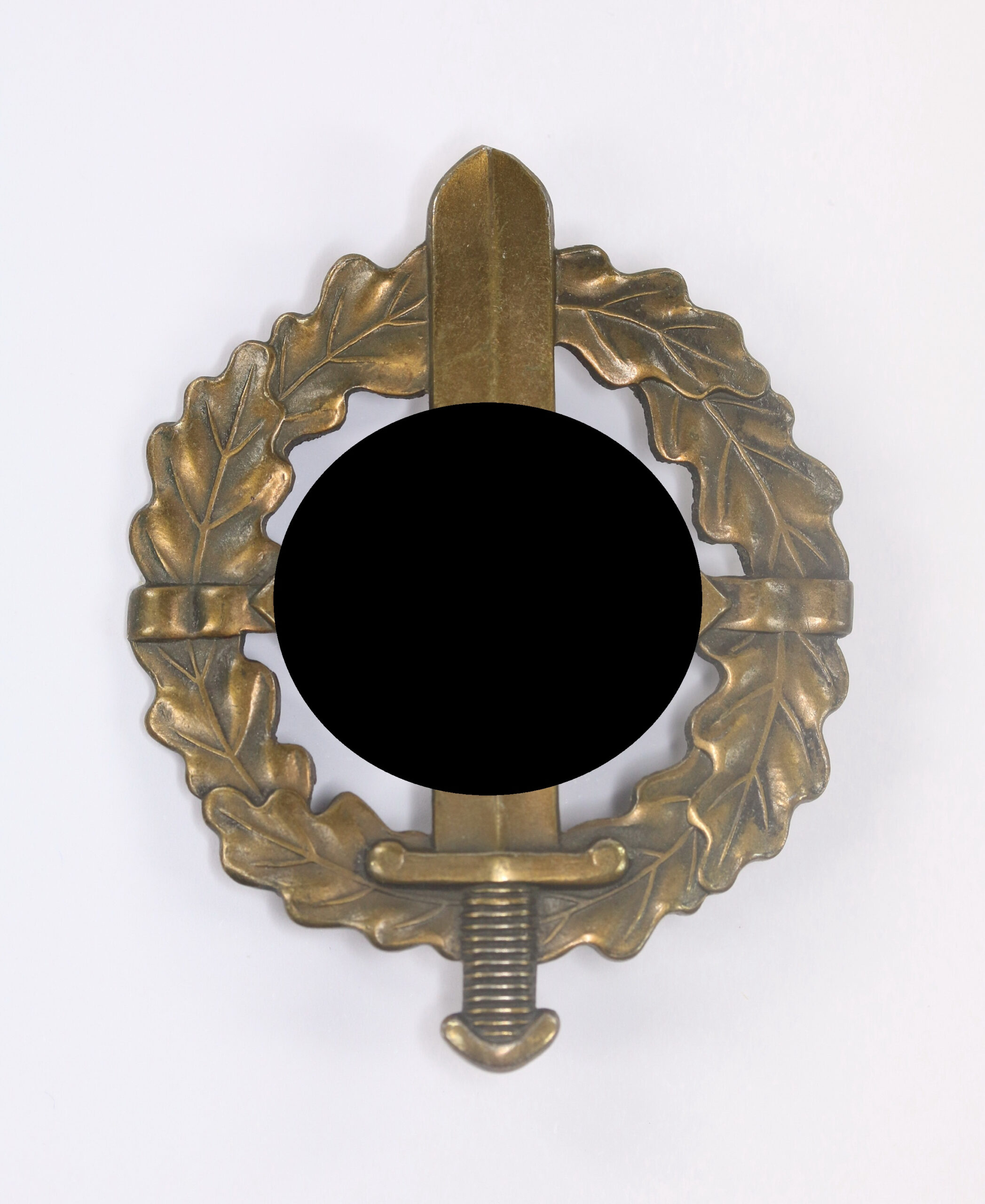 _sa_wehrsportabzeichen_in_bronze_hst SA Wehrsportabzeichen in Bronze, Hst. Berg & Nolte, Eigentum d. S.A. Sportabzeichen Hauptstelle – Bild 1