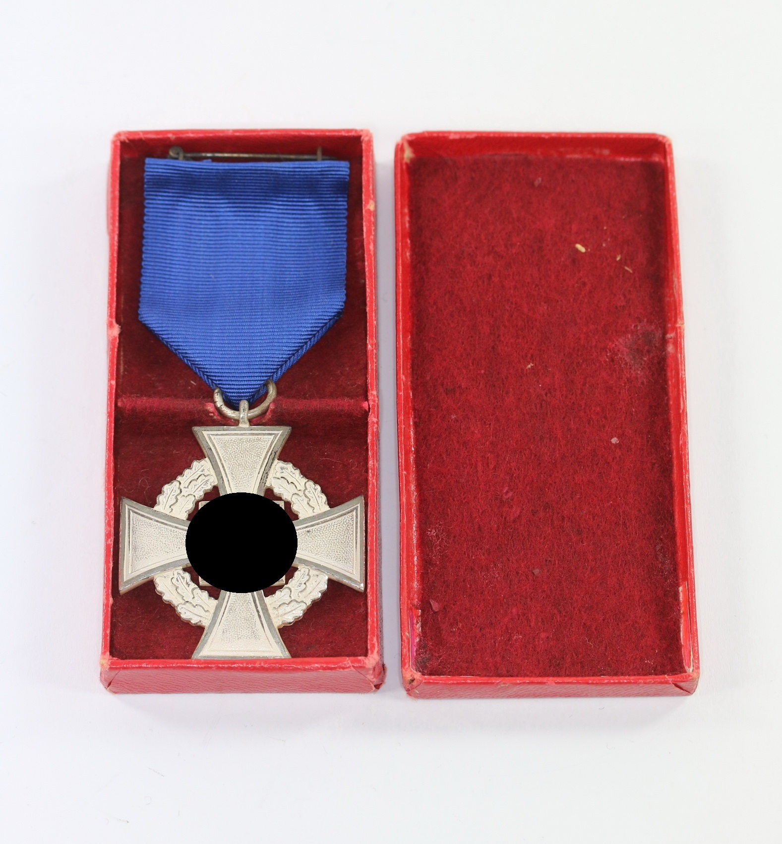 abzeichen_fuer_treue_dienste_25_jahre_1__1 Treudienstehrenzeichen in Silber (25 Jahre), im Etui – Bild 1