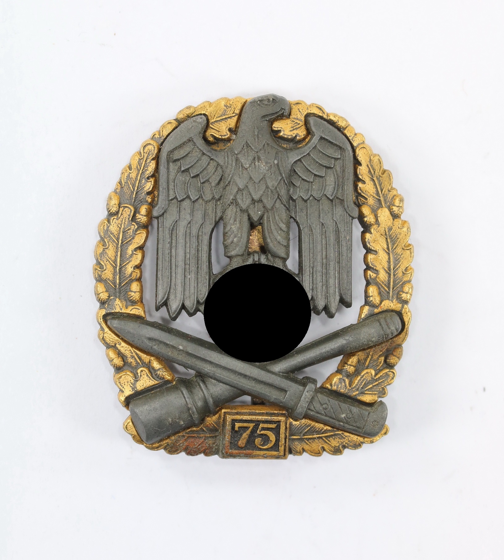 Allgemeines Sturmabzeichen mit Einsatzzahl 75, Hst. JFS – Bild 1
