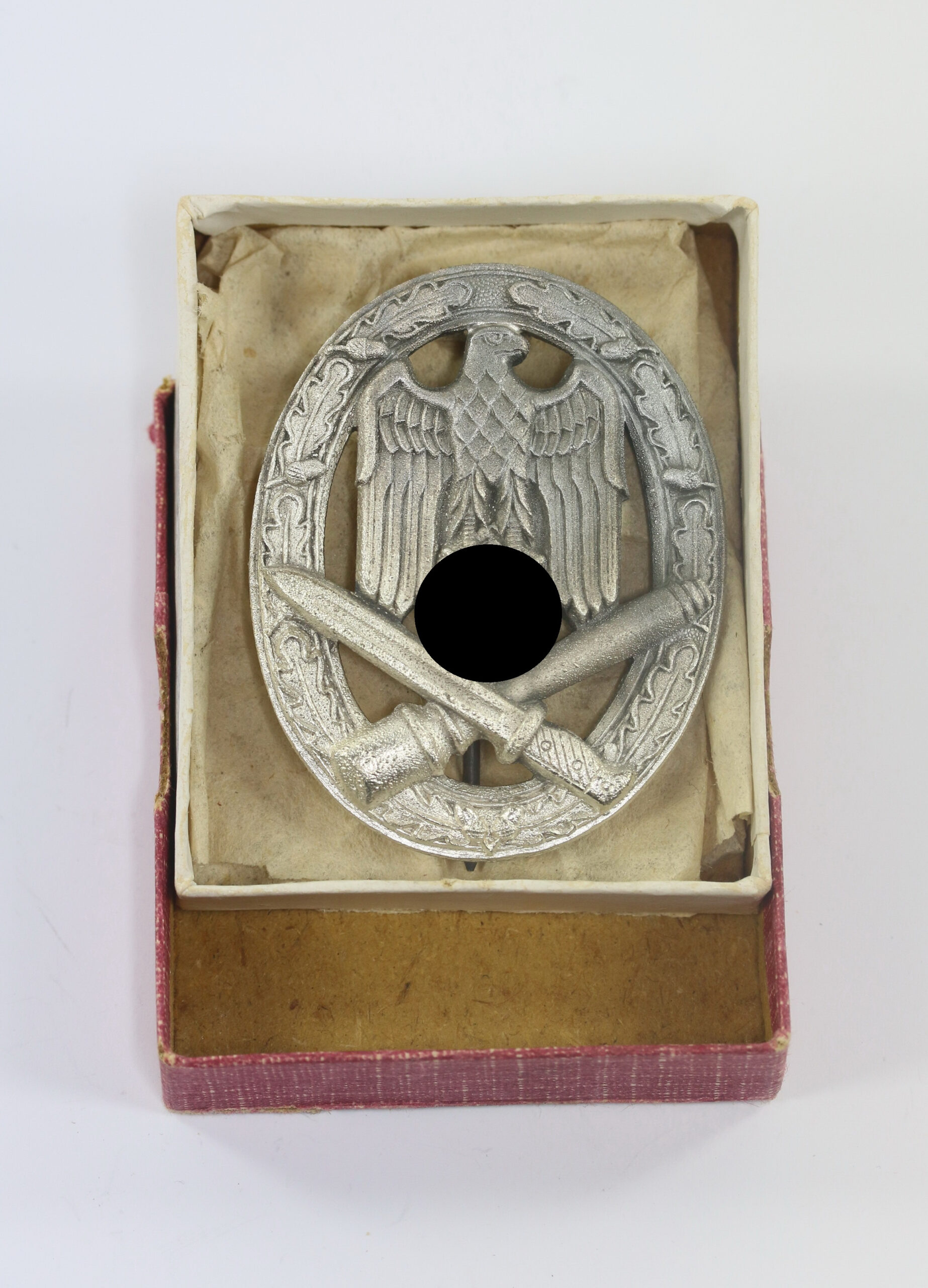 Allgemeines-Sturmabzeichen, Hst. G.B. 42 (Gustav Brehmer, Markneukirchen), in Verkaufsschachtel – Bild 1