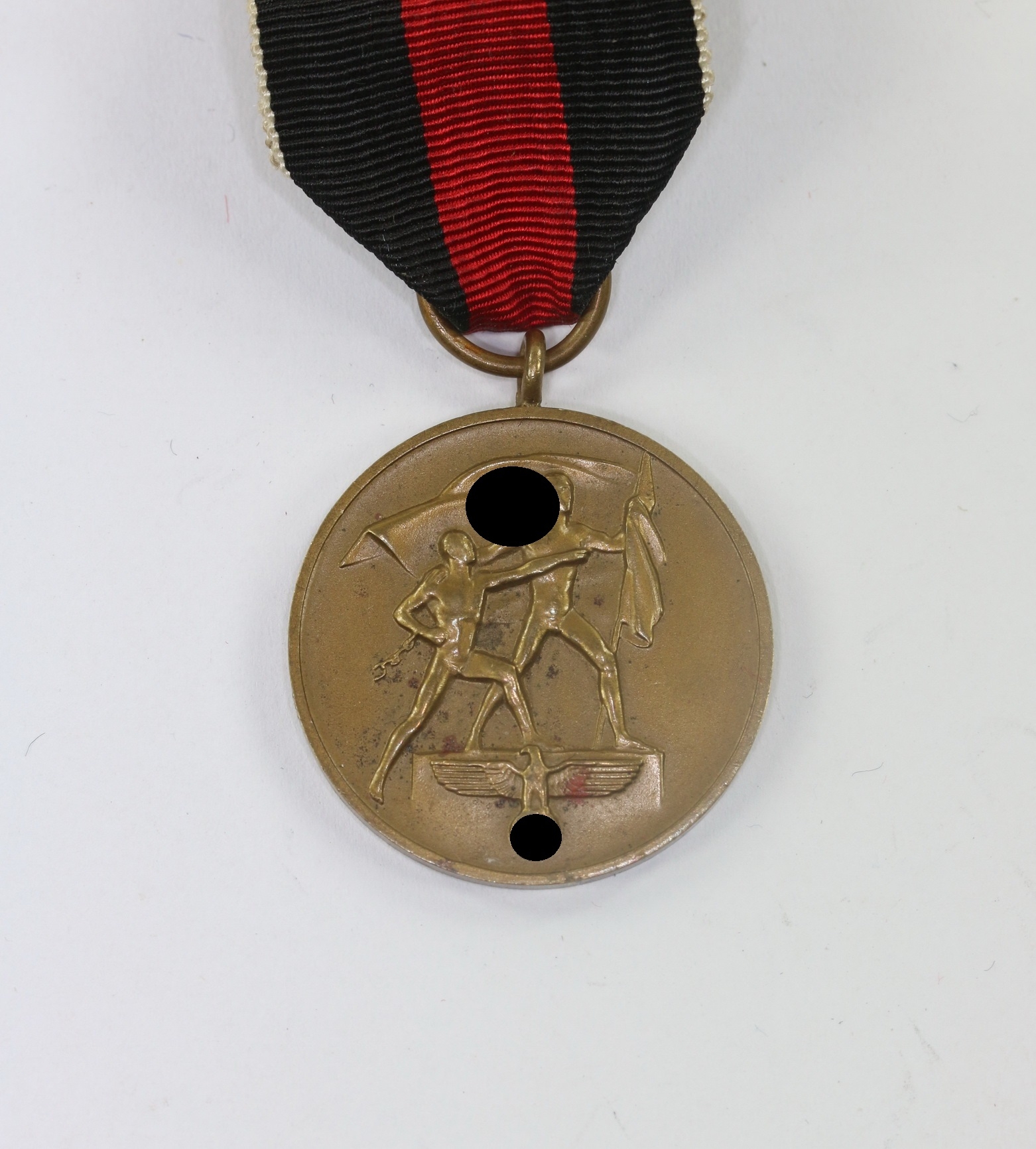 anschlu_medaille_sudetenland_1 Anschlußmedaille Sudetenland (1. Oktober 1938), - Ein Volk ein Reich ein Führer – Bild 1