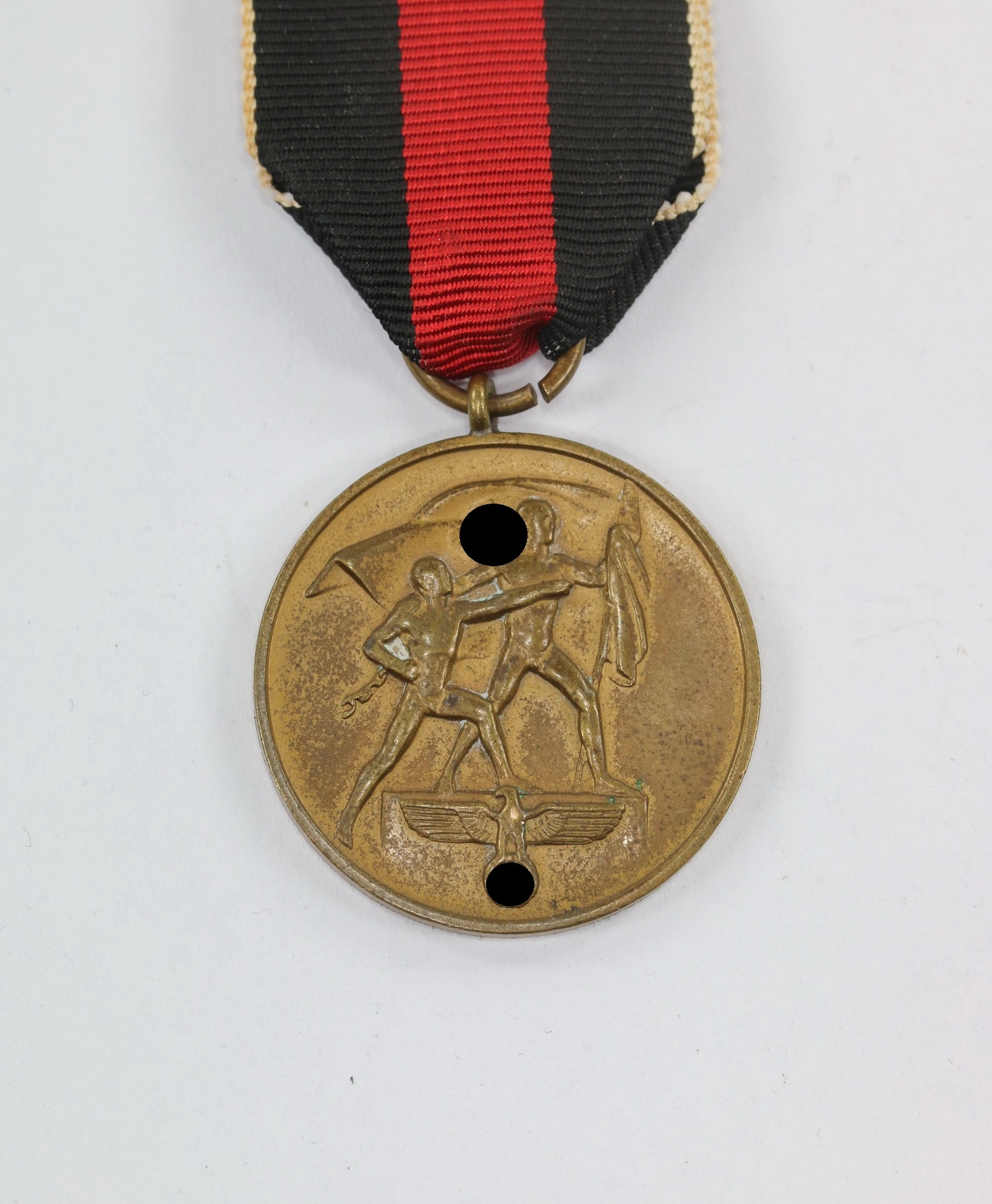 Anschlußmedaille Sudetenland (1. Oktober 1938) - Ein Volk  Ein Reich Ein Führer – Bild 1