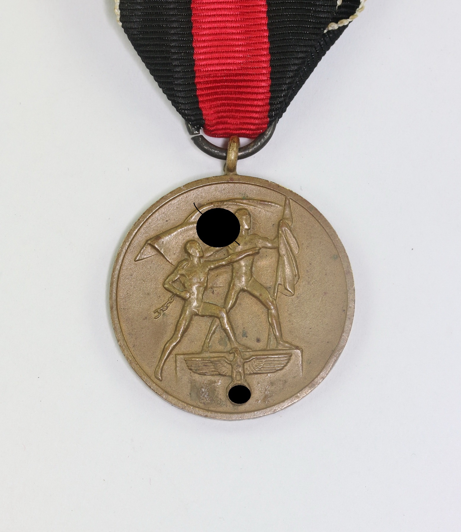  Anschlußmedaille Sudetenland (1. Oktober 1938), Ein Volk ein Reich ein Führer – Bild 1