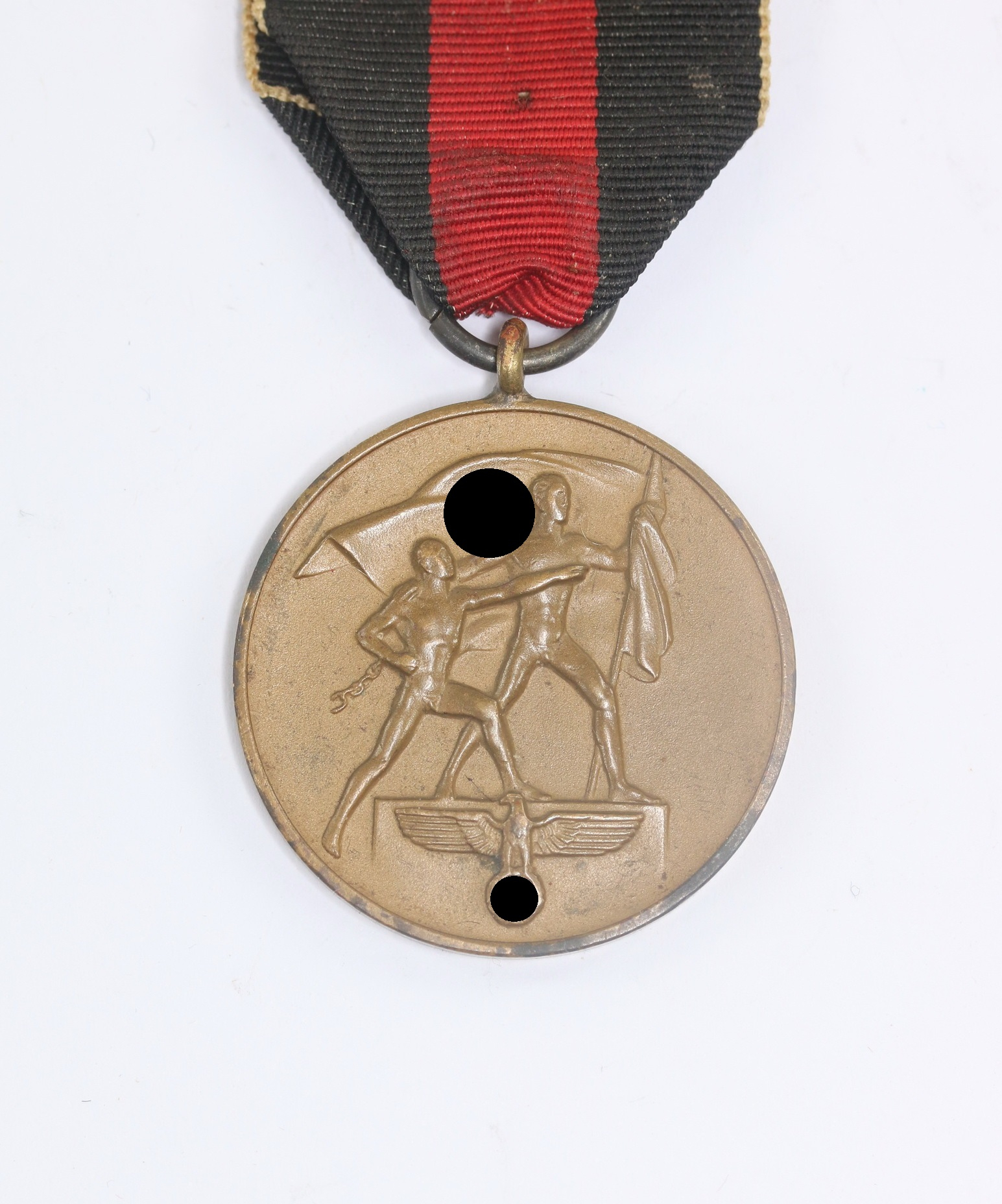  Anschlußmedaille Sudetenland (1. Oktober 1938), Ein Volk ein Reich ein Führer – Bild 1