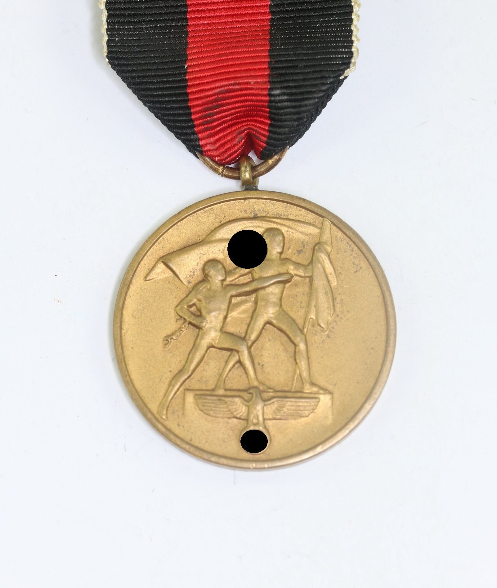 Anschlußmedaille Sudetenland (1. Oktober 1938), Ein Volk ein Reich ein Führer – Bild 1