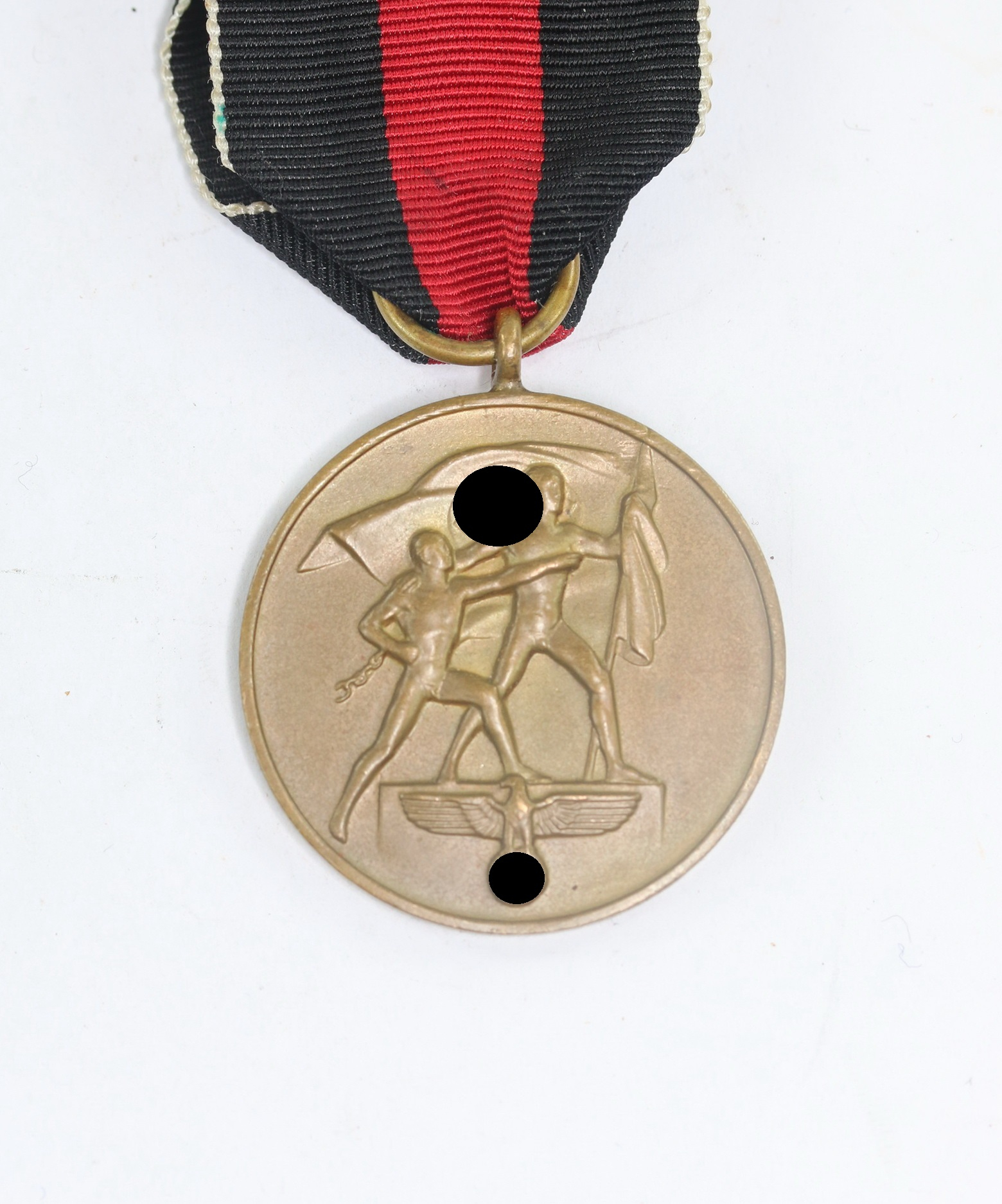 Anschlußmedaille Sudetenland (1. Oktober 1938), Ein Volk ein Reich ein Führer – Bild 1