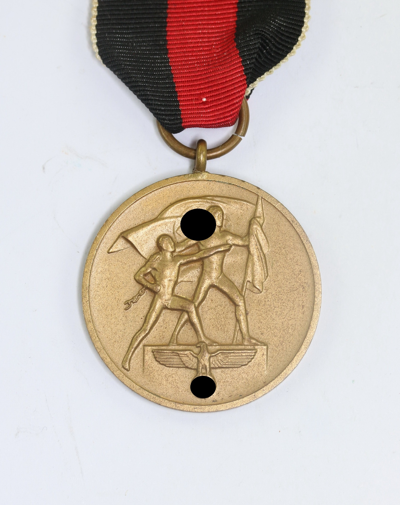 Anschlußmedaille Sudetenland (1. Oktober 1938), Ein Volk ein Reich ein Führer – Bild 1