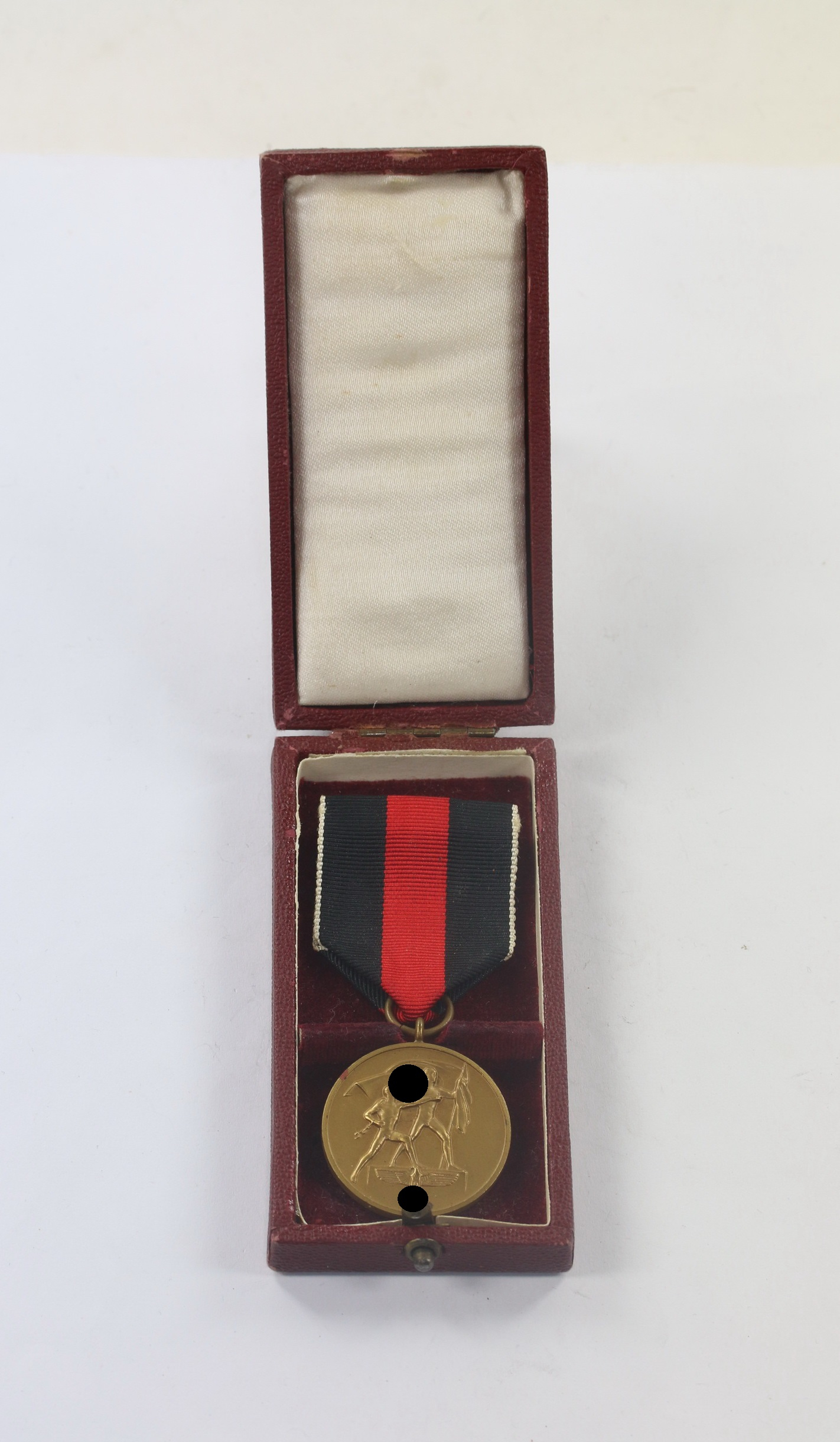 anschlu_medaille_sudetenland_1 Anschlußmedaille Sudetenland (1. Oktober 1938), im Etui – Bild 1
