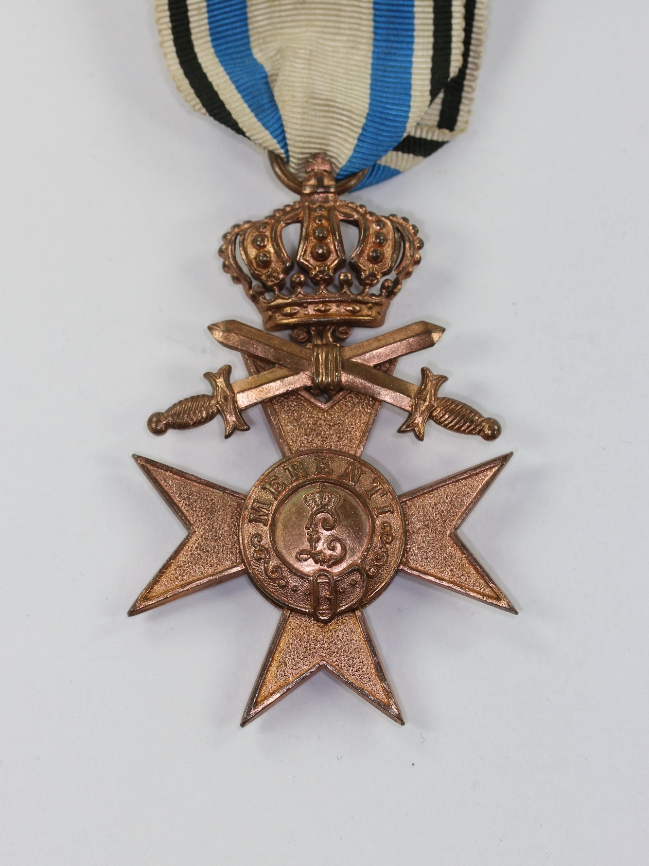  Bayern, Militär Verdienstkreuz 3. Klasse mit Schwertern - Merenti 1866 – Bild 1