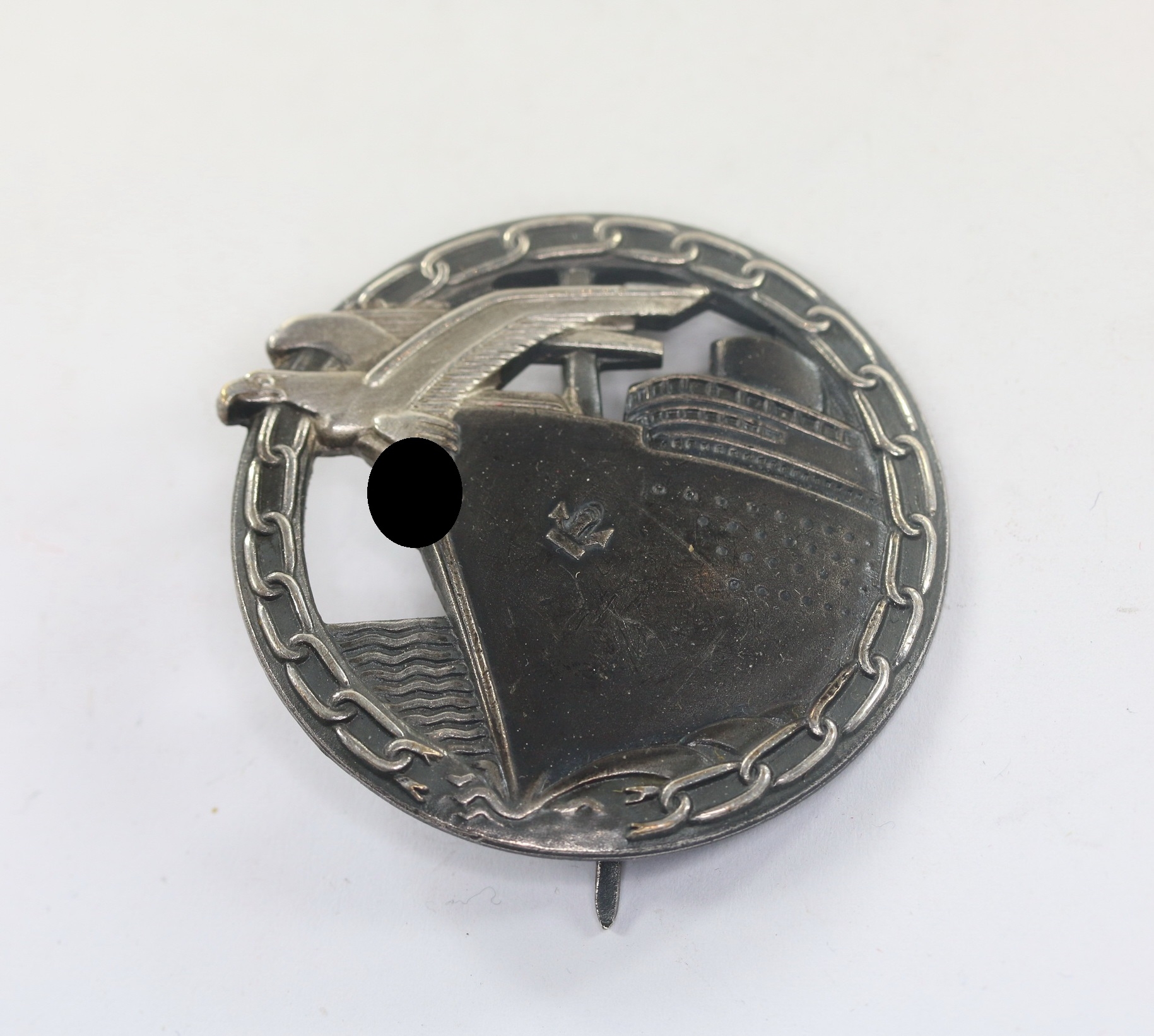 blockadebrecher_kriegsabzeichen_hst Blockadebrecher Kriegsabzeichen, Hst. Schwerin Berlin – Bild 1