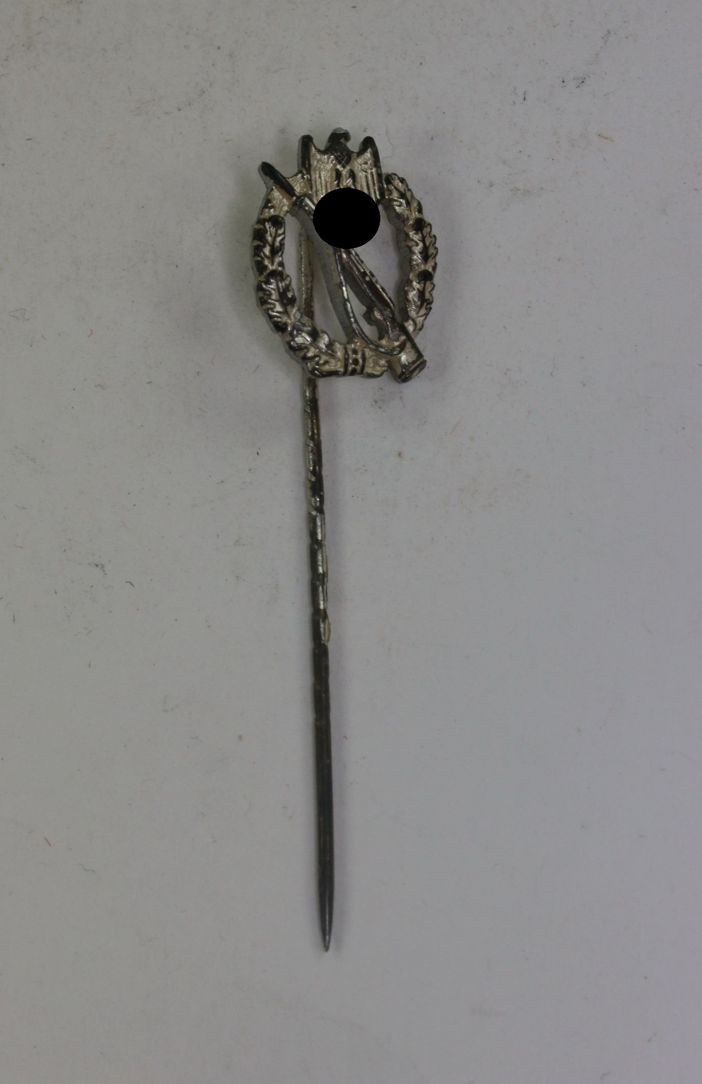 16 MM Miniatur Infanterie Sturmabzeichen in Silber, Cupal (!) – Bild 1