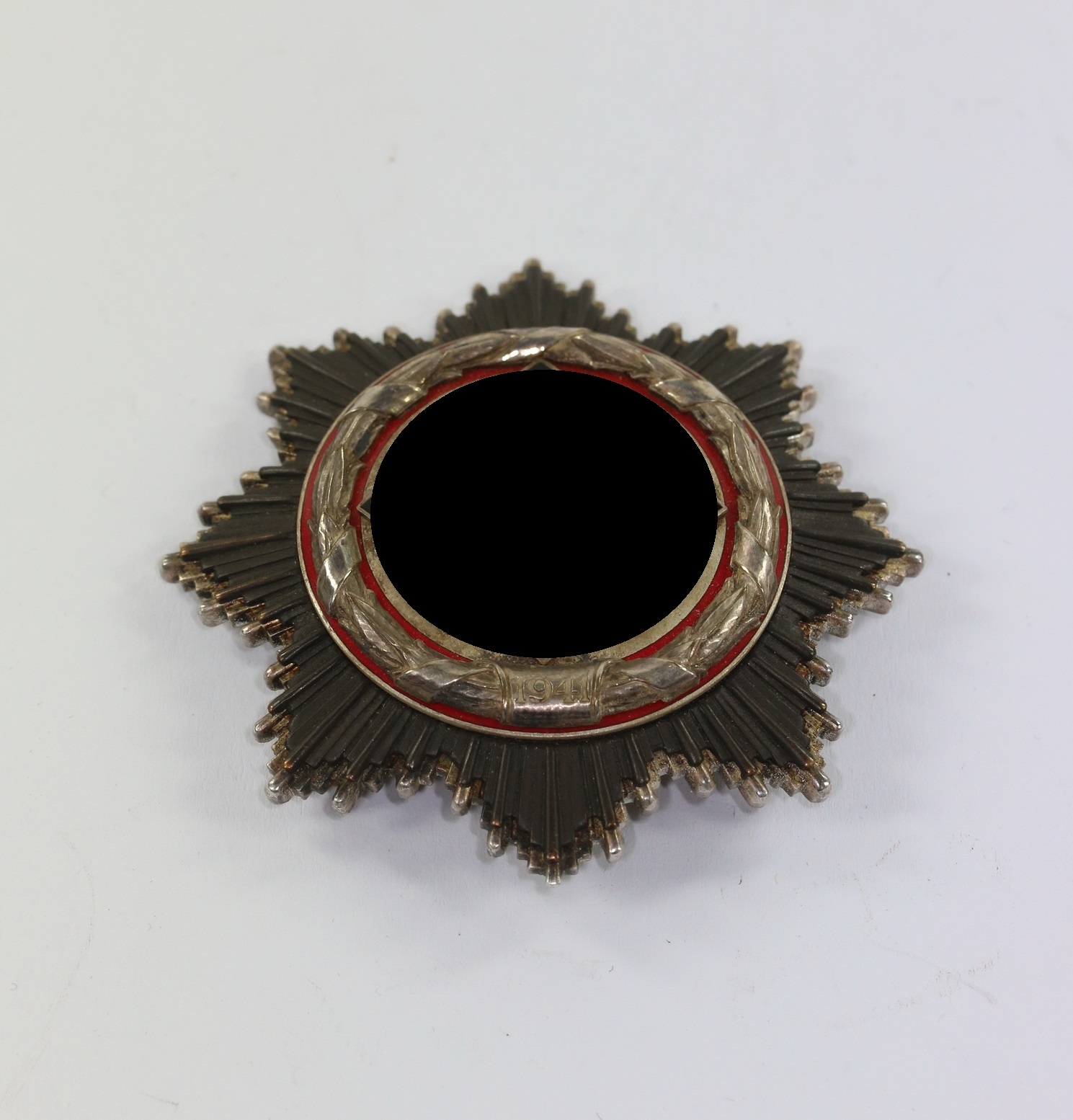 deusches_kreuz_in_silber_deschler_kurze_nadel_1__1 Deutsches Kreuz in Silber, Deschler (schwer), kurze Nadel, 6 Nieten – Bild 1