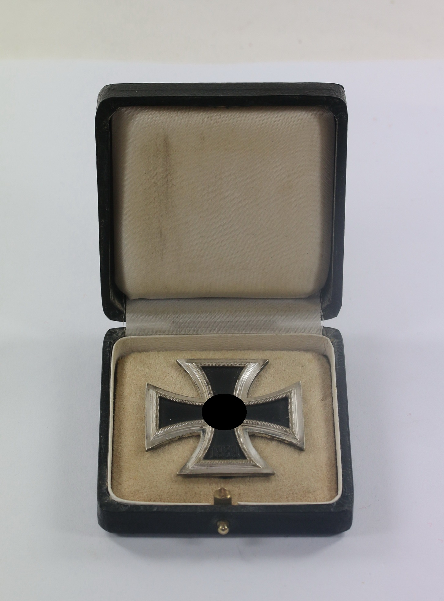  Eisernes Kreuz 1. Klasse 1939, Hst. 100 (Wächtler & Lange, Mittweidaer), im Etui – Bild 1
