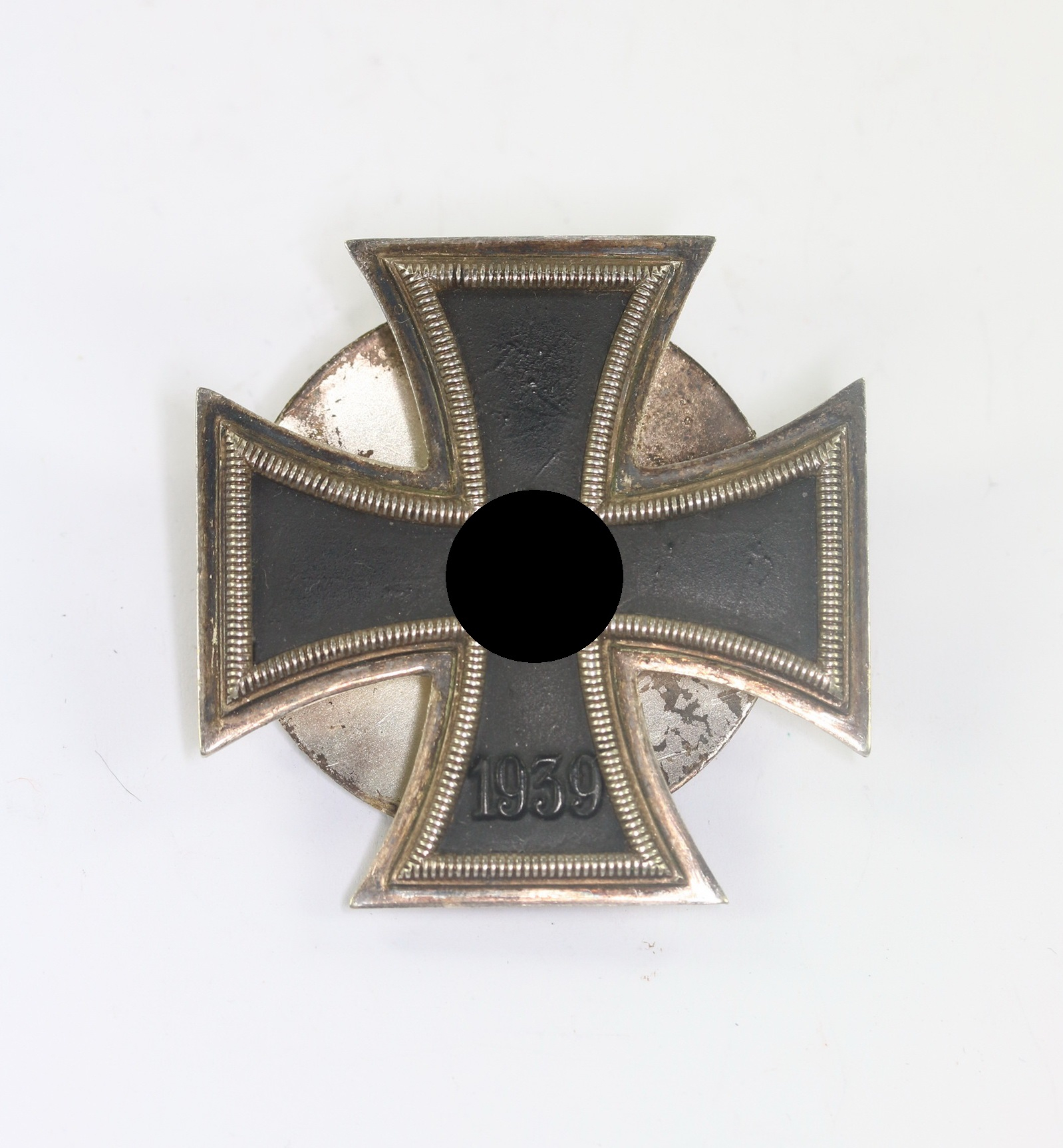 eisernes_kreuz_1 Eisernes Kreuz 1. Klasse 1939, Otto Schickle, Pforzheim, Scheibe und Mutter (!), nicht magnetisch (!) – Bild 1