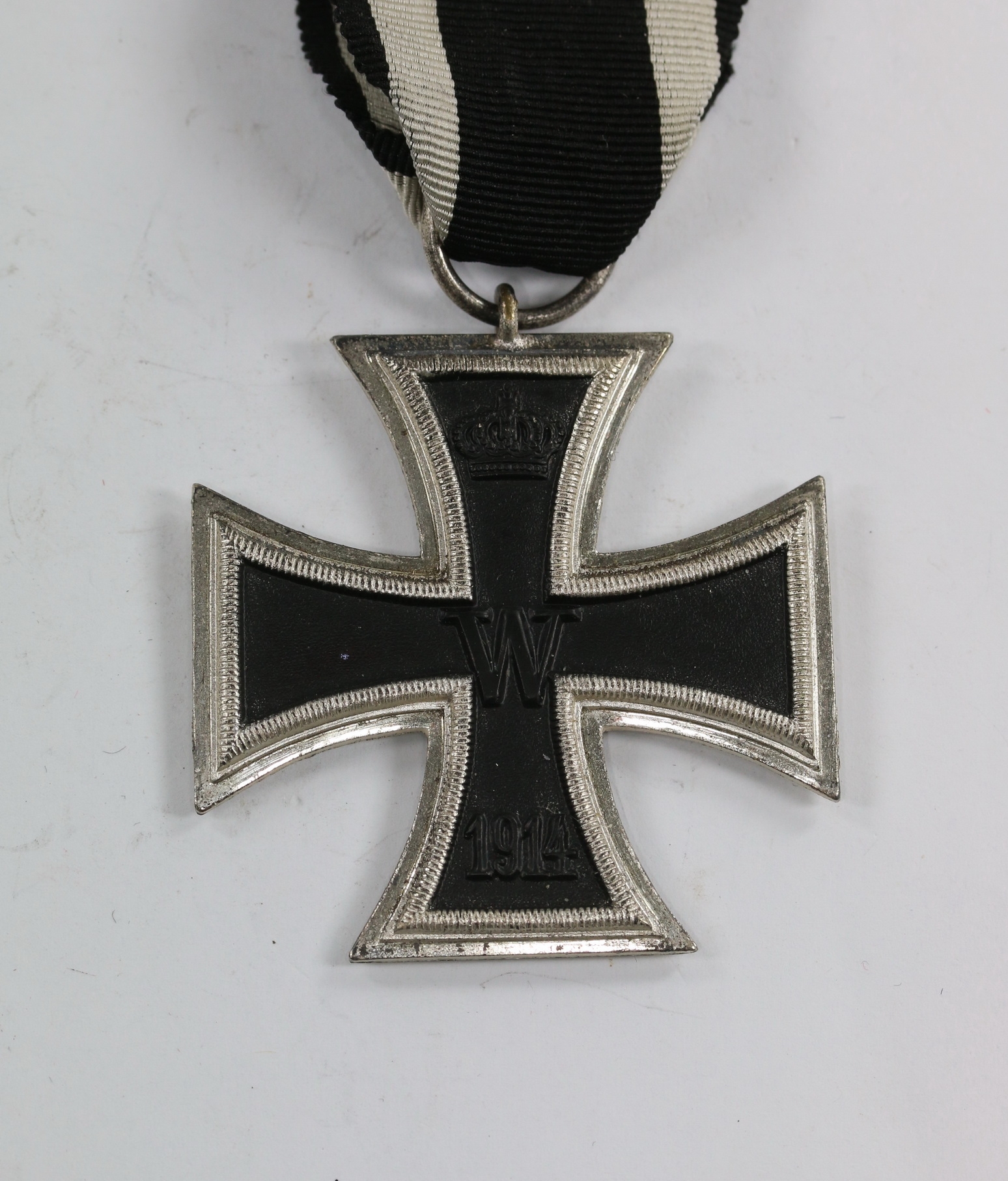 Eisernes Kreuz 2. Klasse 1914, Otto Schickle, einteilig, nicht magnetisch – Bild 1