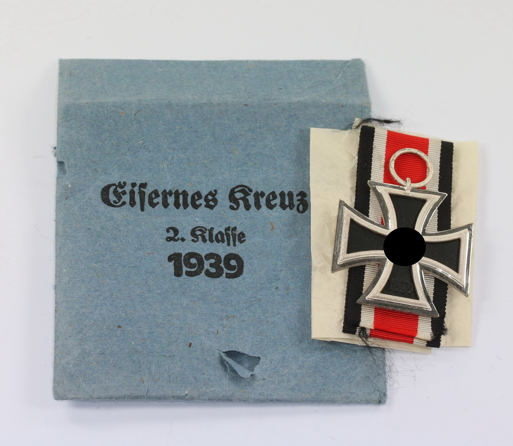 eisernes_kreuz_2 Eisernes Kreuz 2. Klasse 1939, Hst. 13, in Verleihungstüte – Bild 1