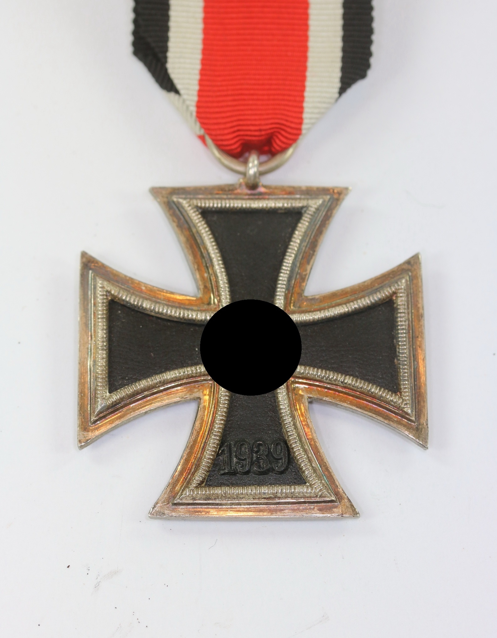  Eisernes Kreuz 2. Klasse 1939, Variante mit der runden "3" - "Orangenhaut" – Bild 1