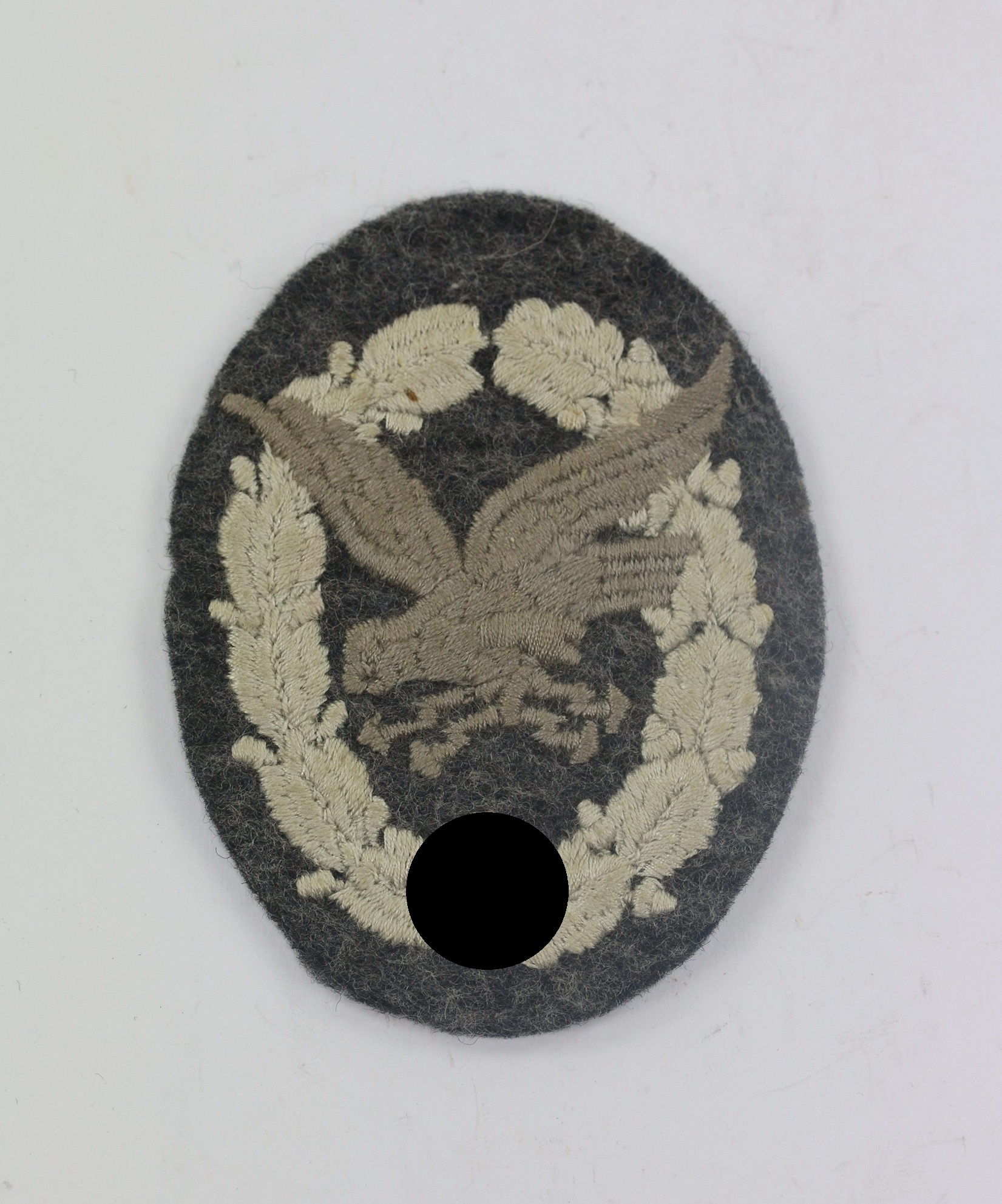 fliegersch_tzenabzeichen_mit_blitzb_ndel_der_luftwaffe_stoff_1__3 Fliegerschützenabzeichen mit Blitzbündel der Luftwaffe, Stoff – Bild 1