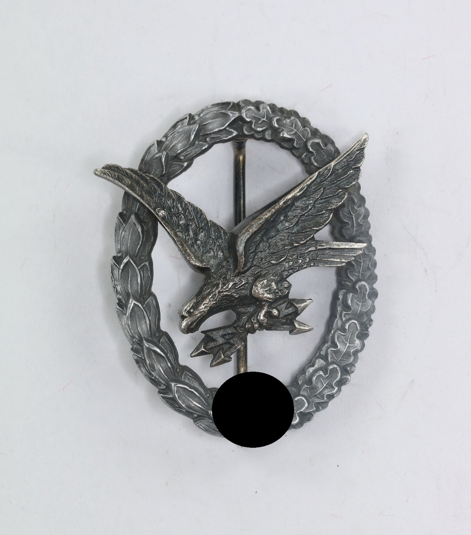 fliegersch_tzenabzeichen_mit_blitzb_ndel_hst Fliegerschützenabzeichen mit Blitzbündel, Hst. W. Deumer Lüdesncheid (Zink) – Bild 1