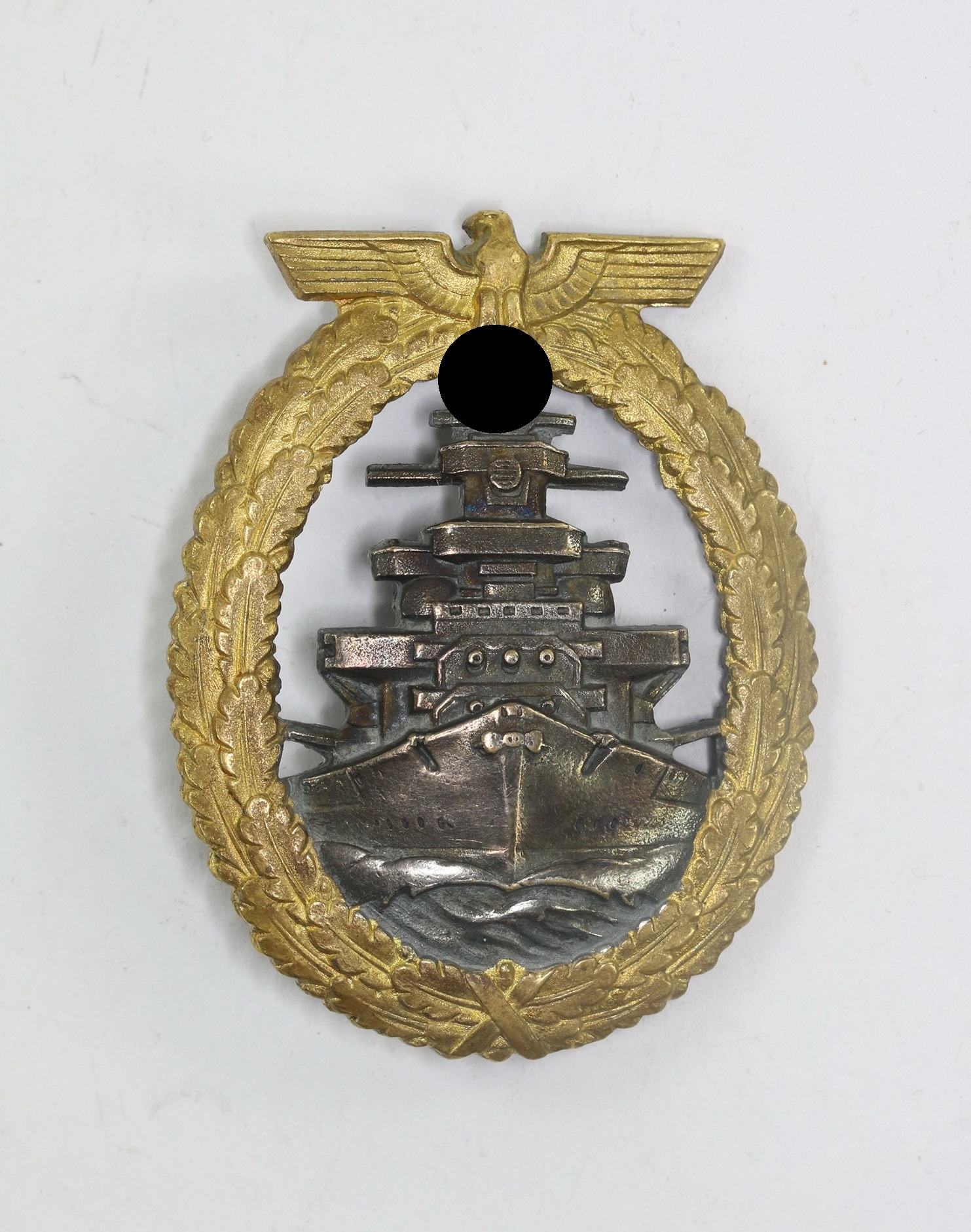 Flottenkriegsabzeichen, Hst. Schwerin Berlin (früh, Fünf Fenster) – Bild 1