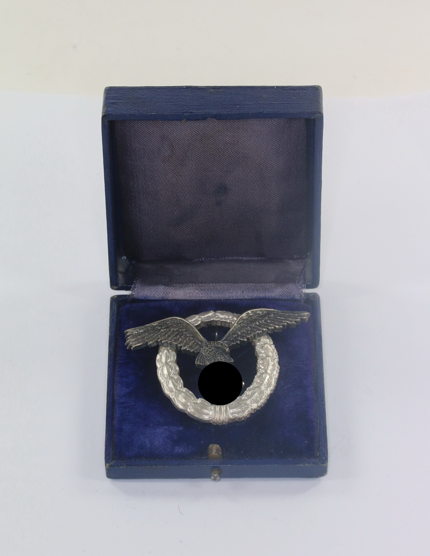 Flugzeugführerabzeichen der Luftwaffe, Hst. A, Assmann & Sohn, Lüdenscheid, im Etui – Bild 1