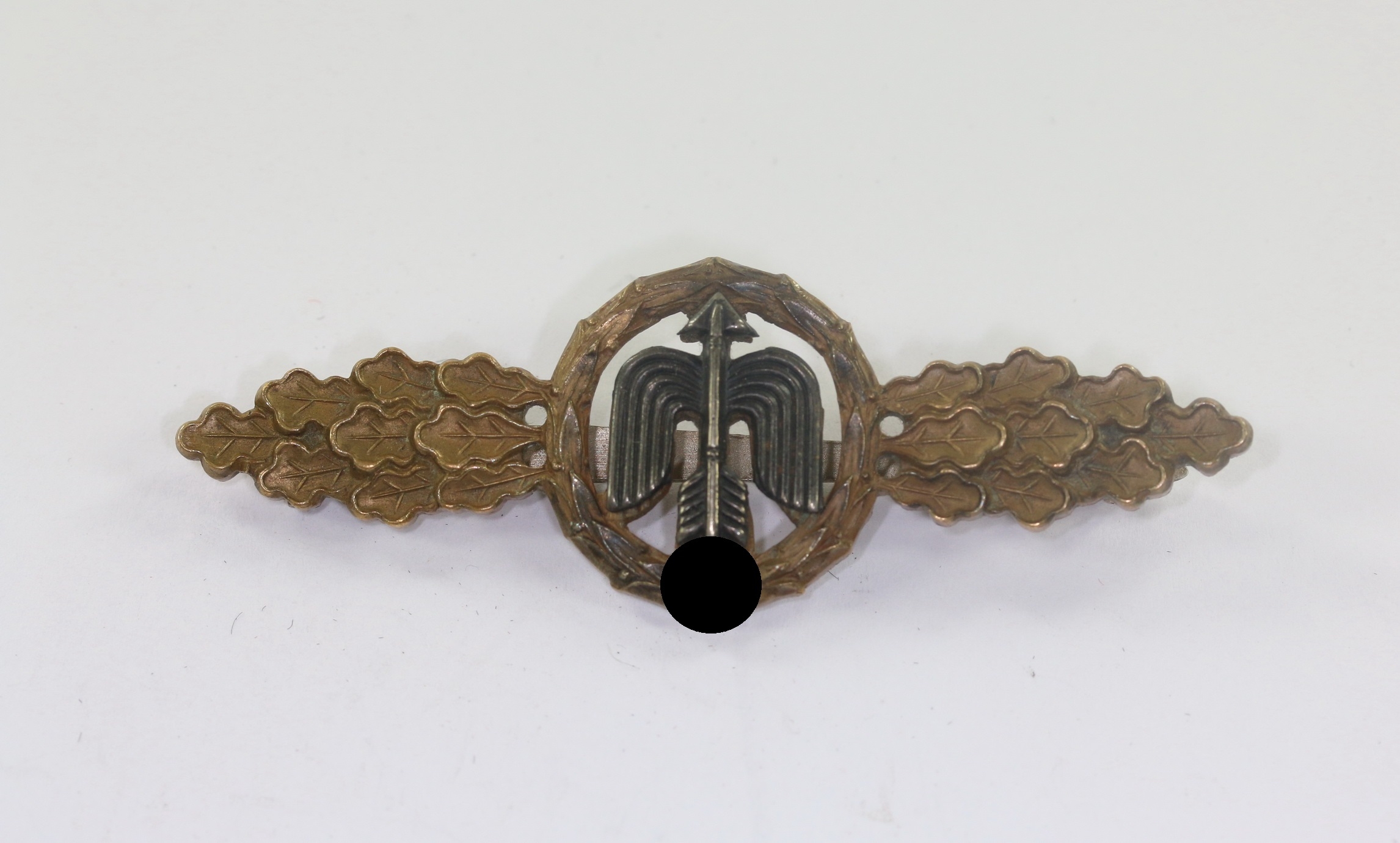 Frontflugspange für Jäger in Bronze, Buntmetall (!) – Bild 1