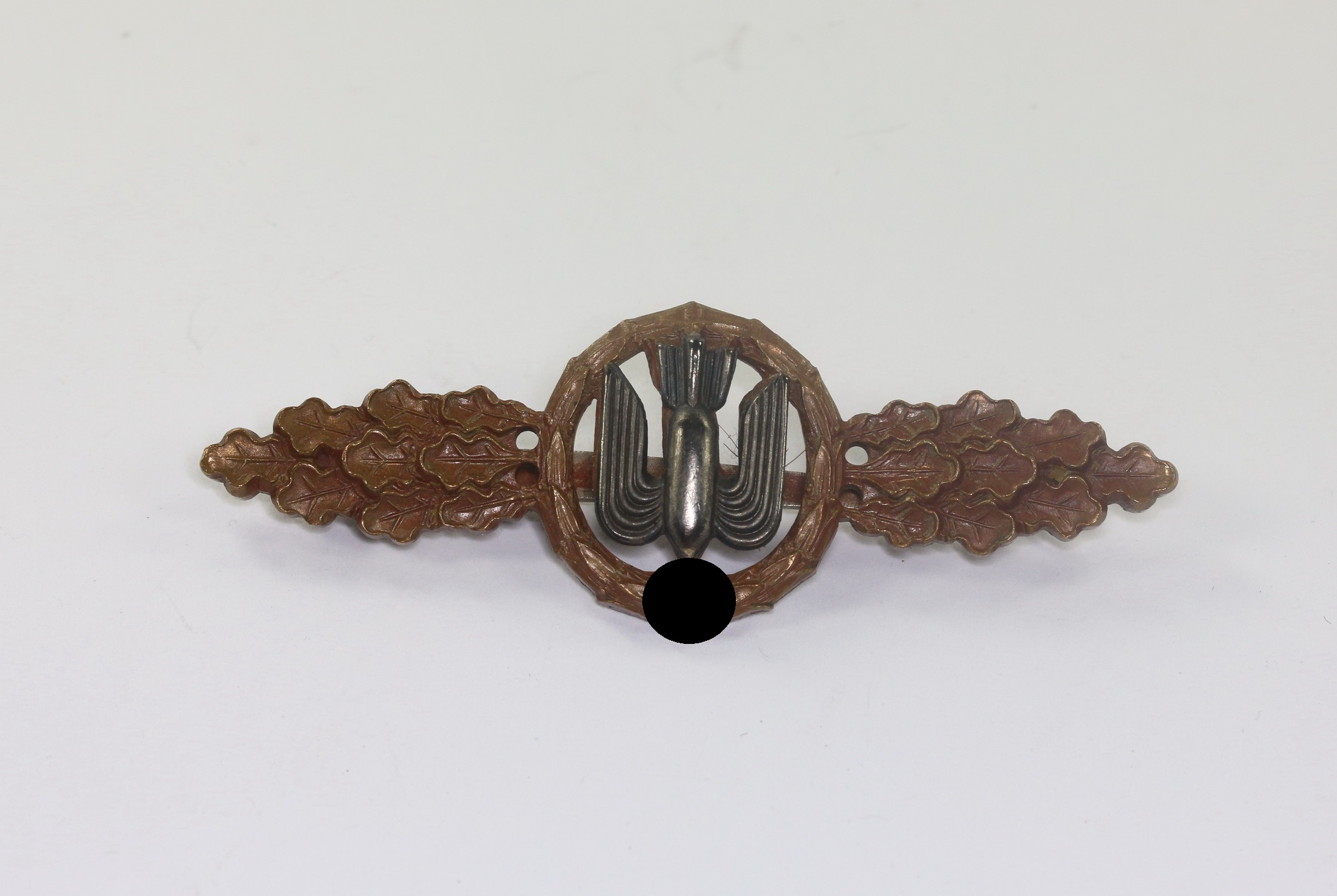 Frontflugspange für Kampfflieger in Bronze, Hst. C.E. Juncker Berlin SW – Bild 1