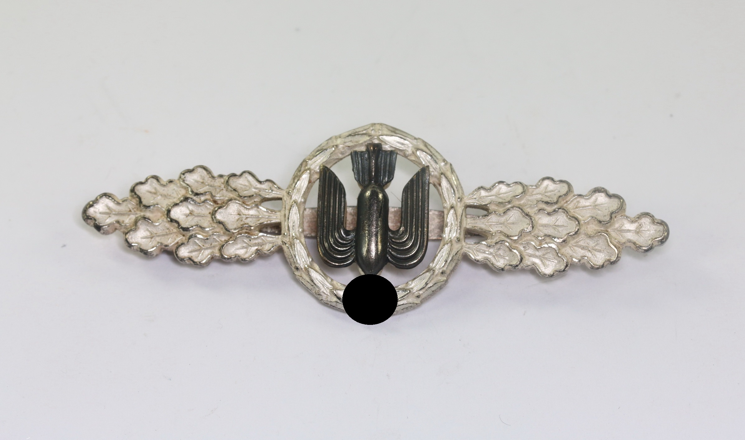 frontflugspange_f_r_kampfflieger_in_silber_hst Frontflugspange für Kampfflieger in Silber, Hst. G.H. Osang Dresden – Bild 1