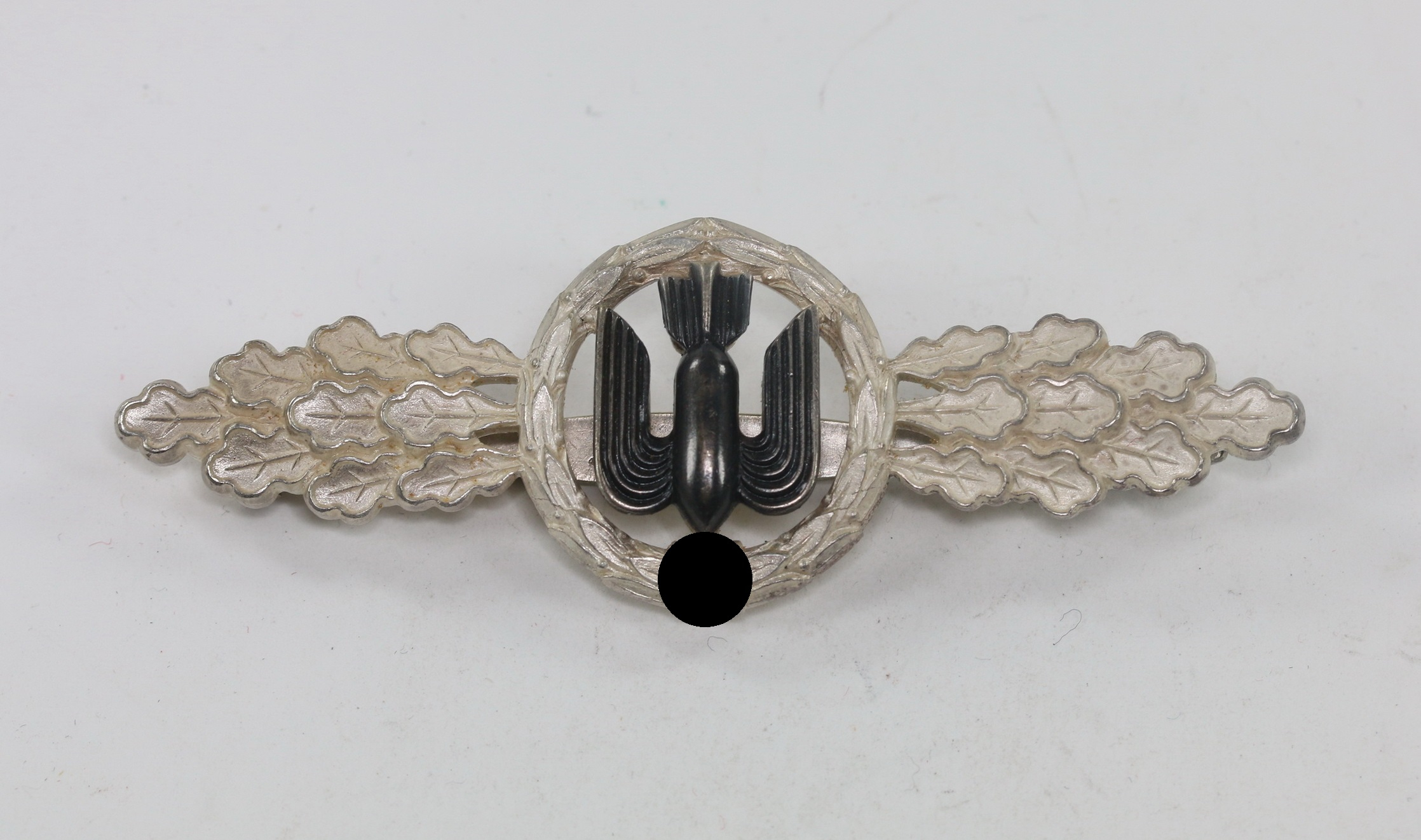 frontflugspange_f_r_kampfflieger_in_silber_hst Frontflugspange für Kampfflieger in Silber, Hst. G.H. Osang Dresden – Bild 1