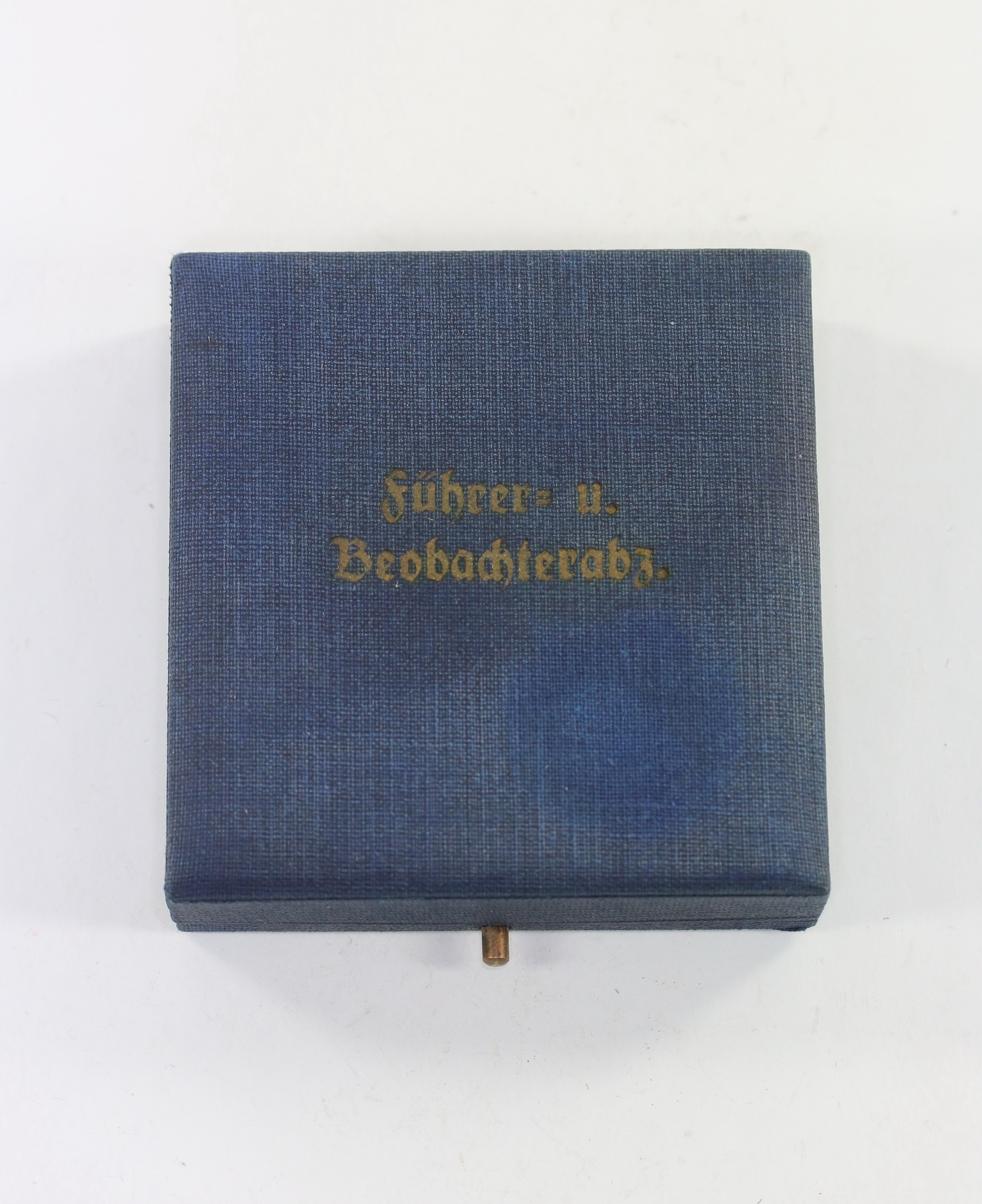 Ganz frühes Etui Führer u. Beobachterabz. (!), (Flugzeugführer und Beobachter Abzeichen - Doppelabzeichen) – Bild 1