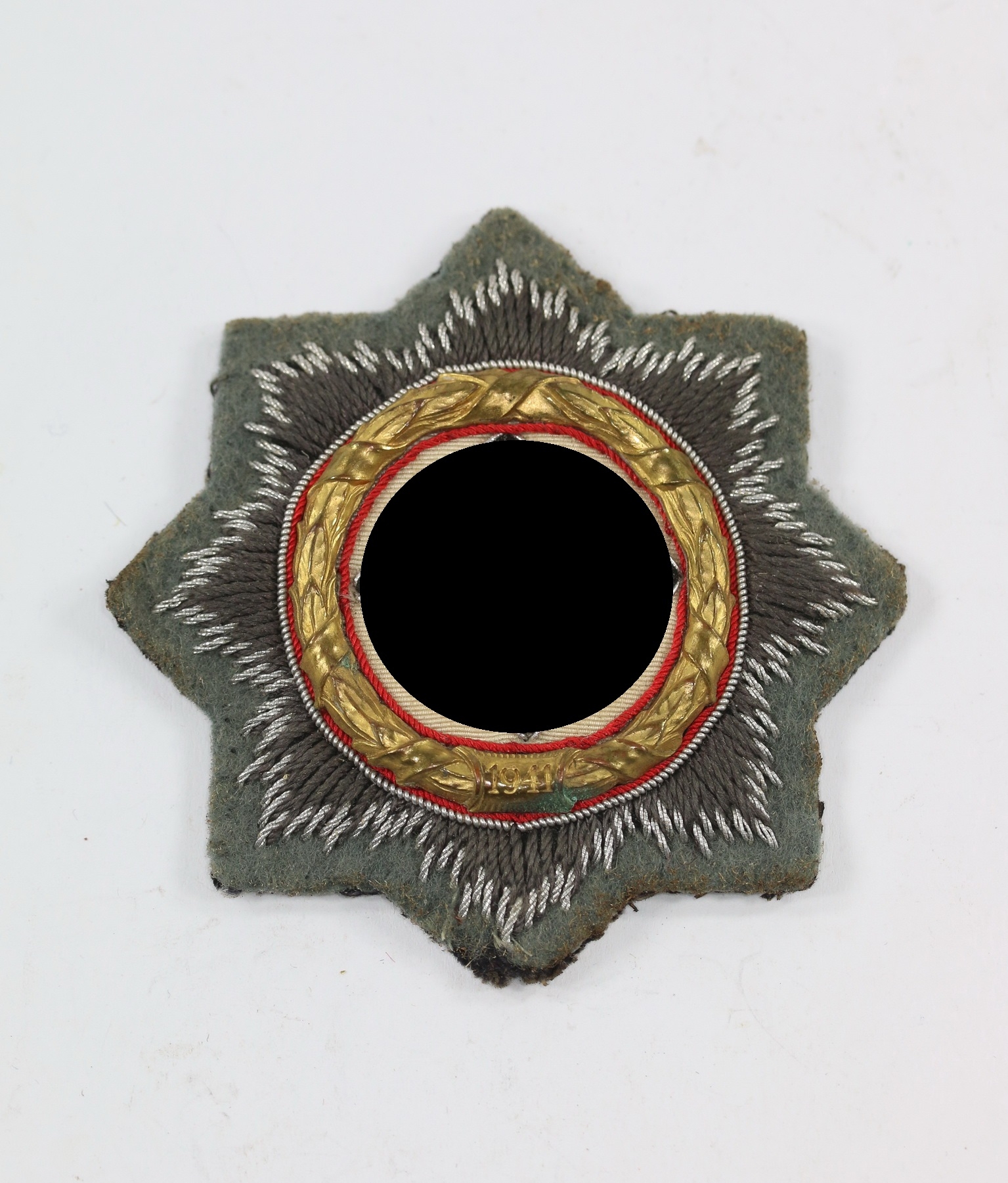 img_2641_bildgr_e_ndern_1_2 Deutsches Kreuz in Gold auf Heeresstoff, Hst. HS – Bild 1