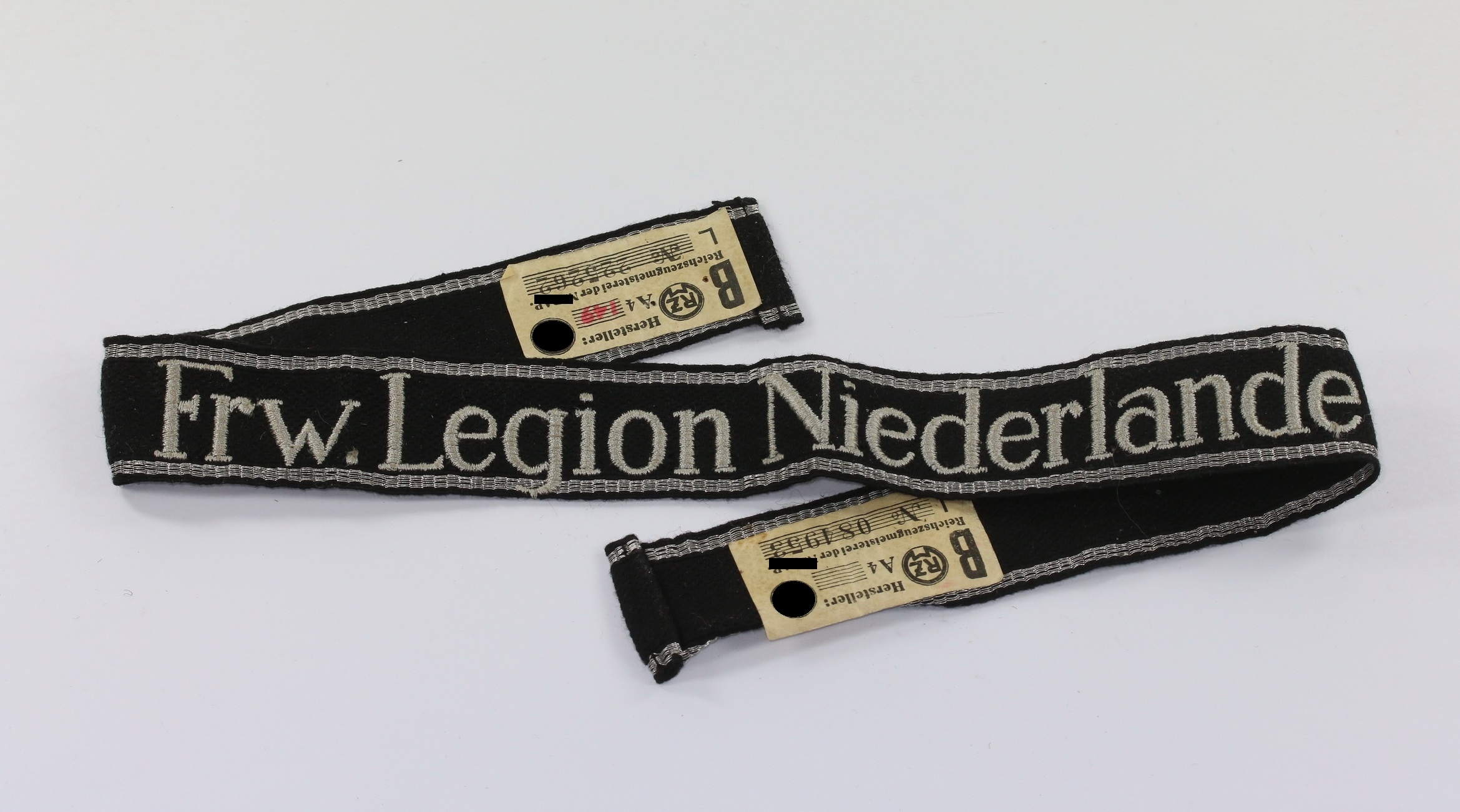 img_3166_bildgr_e_ndern_1_1 Waffen-SS, Ärmelband für Mannschaften der "Frw. Legion Niederlande" – Bild 1