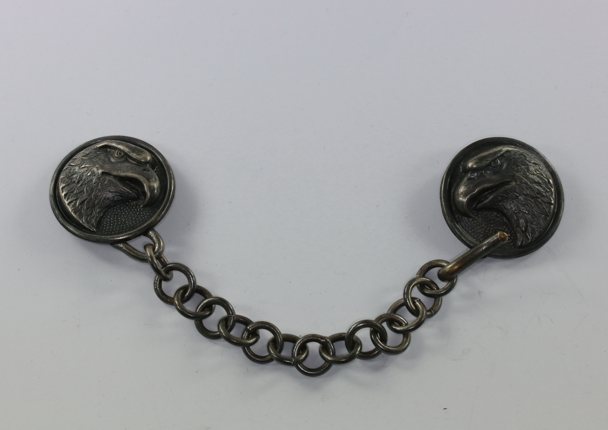 img_9393_bildgr_e_ndern_2 Luftwaffe, Adlerkopf Schließe für den Umhang für Offiziere (Spanier), Buntmetall (!) – Bild 1