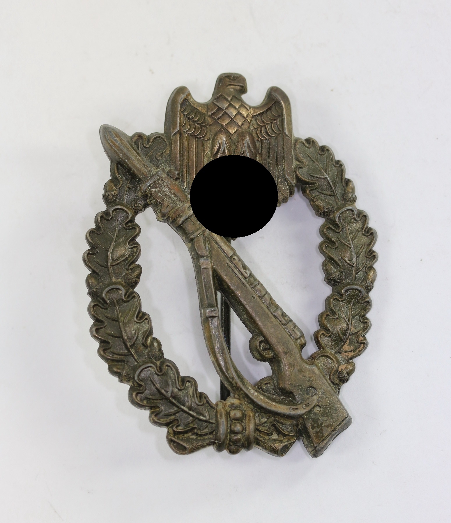 infanterie_sturmabzeichen_in_bronze_hst Infanterie Sturmabzeichen in Bronze, Hst. S.H.u.Co. (im Gewehr) – Bild 1