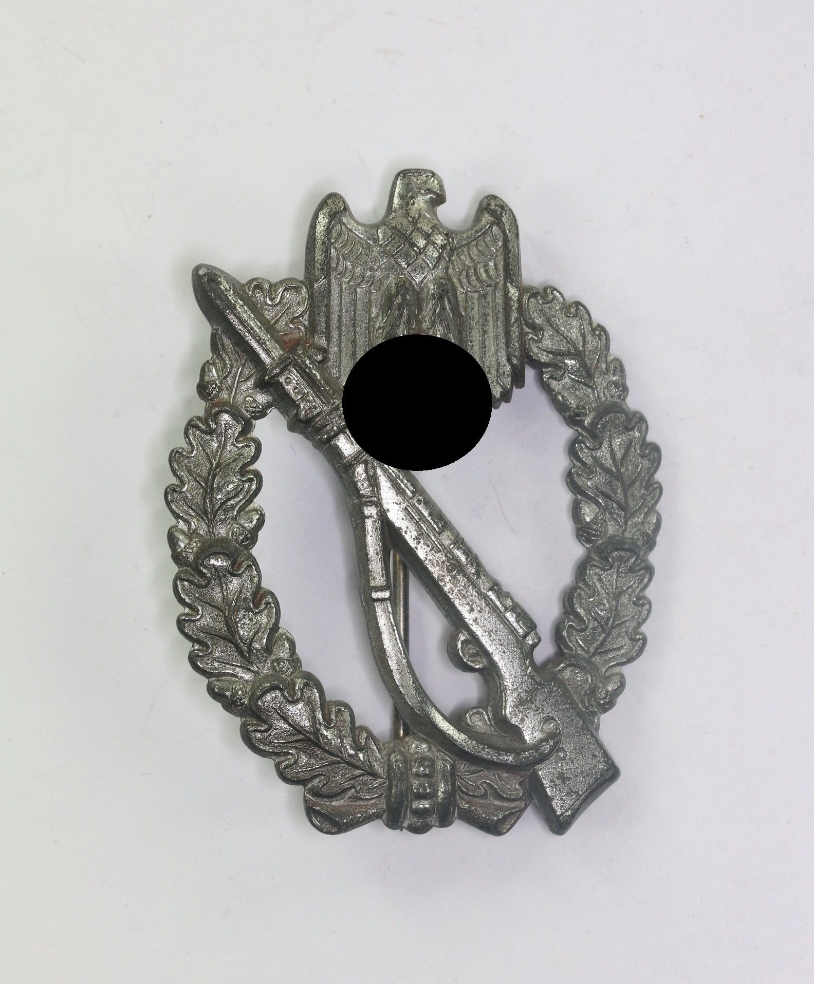 infanterie_sturmabzeichen_in_silber_gottlieb_wagner_oberstein_1__1 Infanterie Sturmabzeichen in Silber, Gottlieb & Wagner, Oberstein – Bild 1