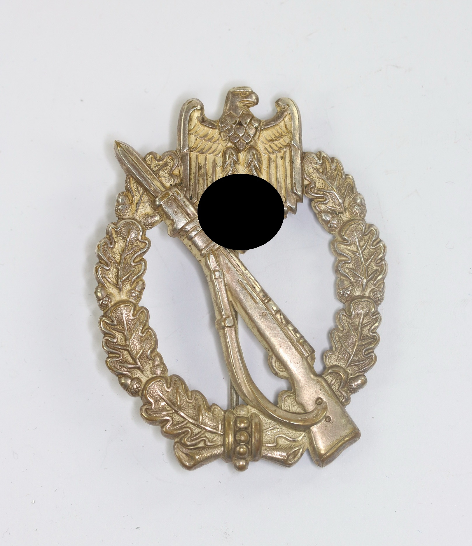 infanterie_sturmabzeichen_in_silber_otto_schickle_pforzheim_buntmetall_1__3 Infanterie Sturmabzeichen in Silber, Otto Schickle, Pforzheim (Buntmetall) – Bild 1