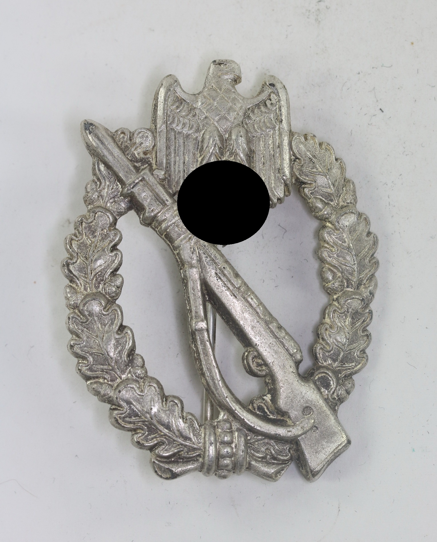 infanteriesturmabzeichen_in_silber_hst Infanterie-Sturmabzeichen in Silber, Hst. S.H.u.Co. 41 (Sohni, Heubach & Co., Oberstein) – Bild 1