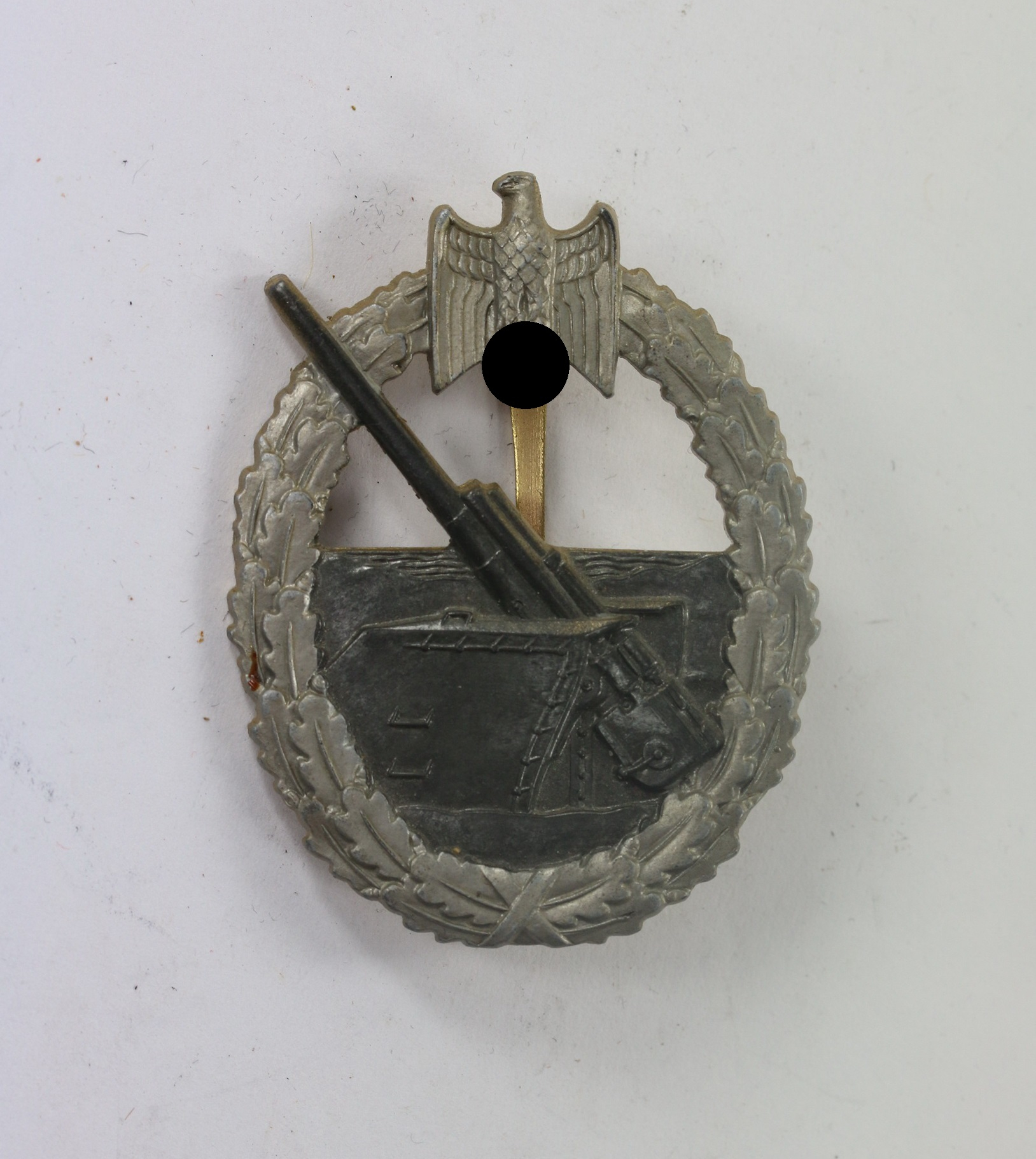 k_stenartillerie_abzeichen_f_rster_barth_pforzheim_1__1_1 Küstenartillerie Abzeichen, Förster & Barth, Pforzheim – Bild 1