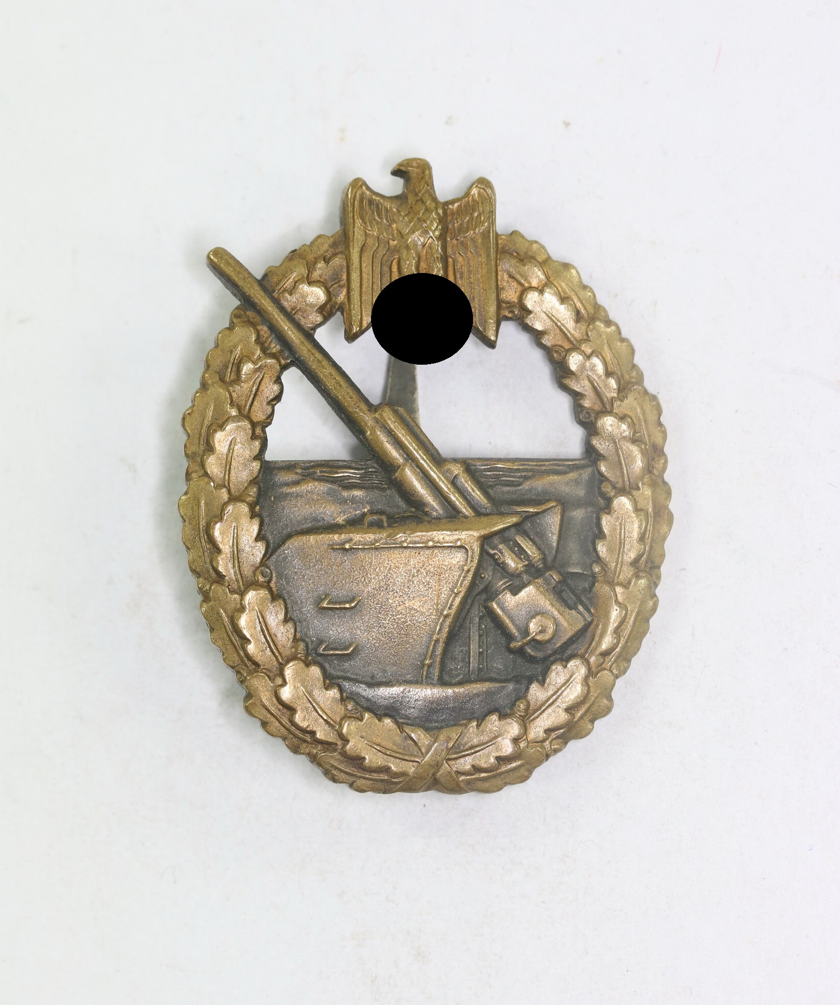  Küstenartillerie Abzeichen, Hst. C.E. Juncker Berlin - FEC Otto Placzek Berlin – Bild 1