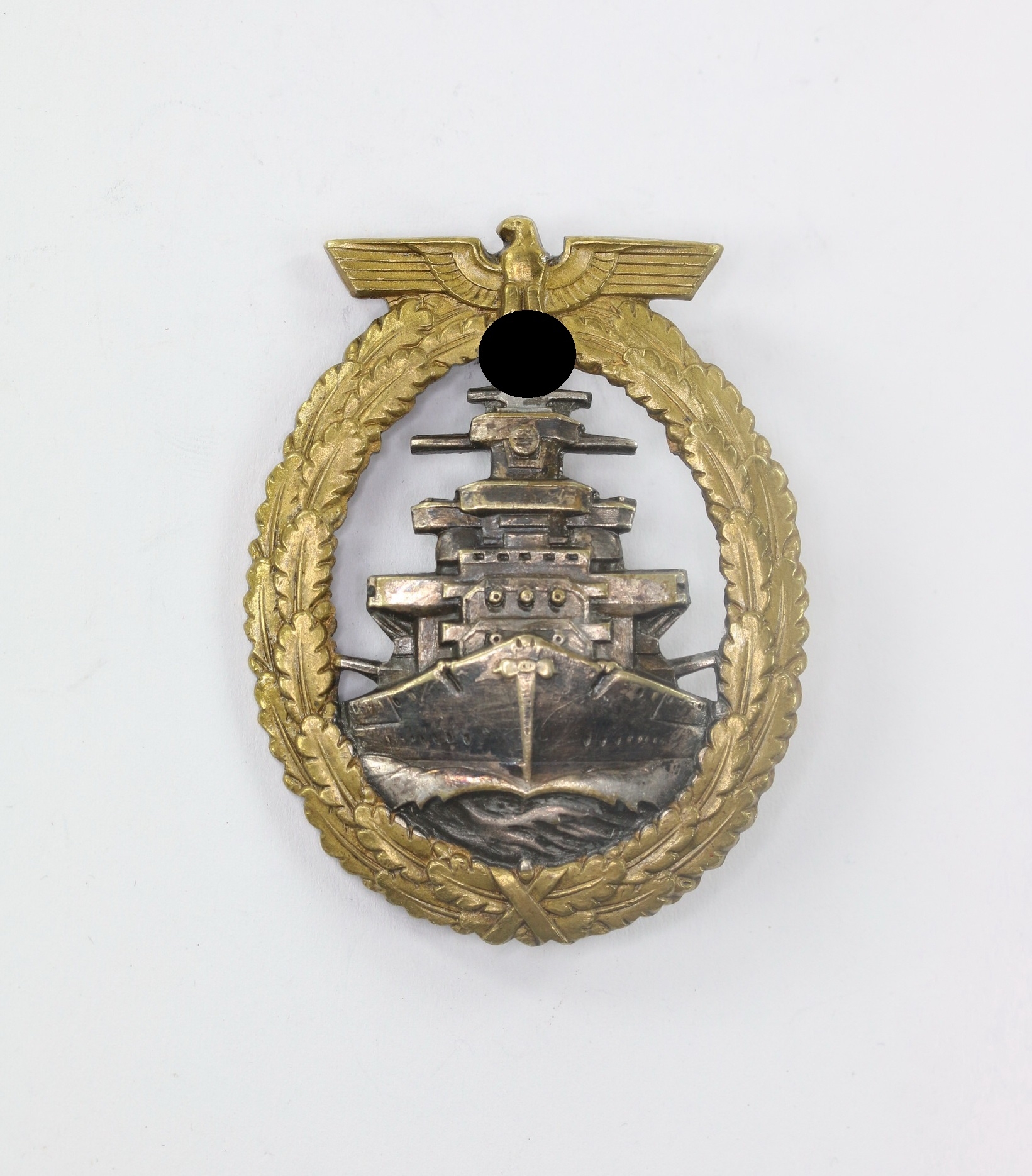kreigsmarine_flottenkriegsabzeichen_hst Flottenkriegsabzeichen, Hst. Schwerin Berlin – Bild 1