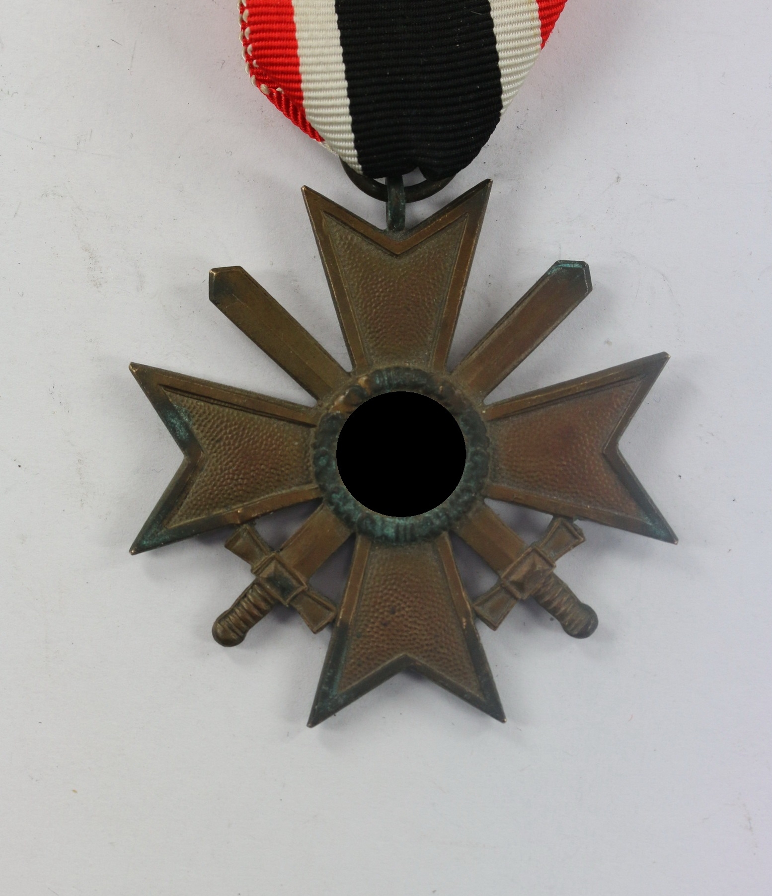 kriegsverdienstkreuz_2 Kriegsverdienstkreuz 2. Klasse mit Schwertern, Buntmetall, ohne Hersteller – Bild 1