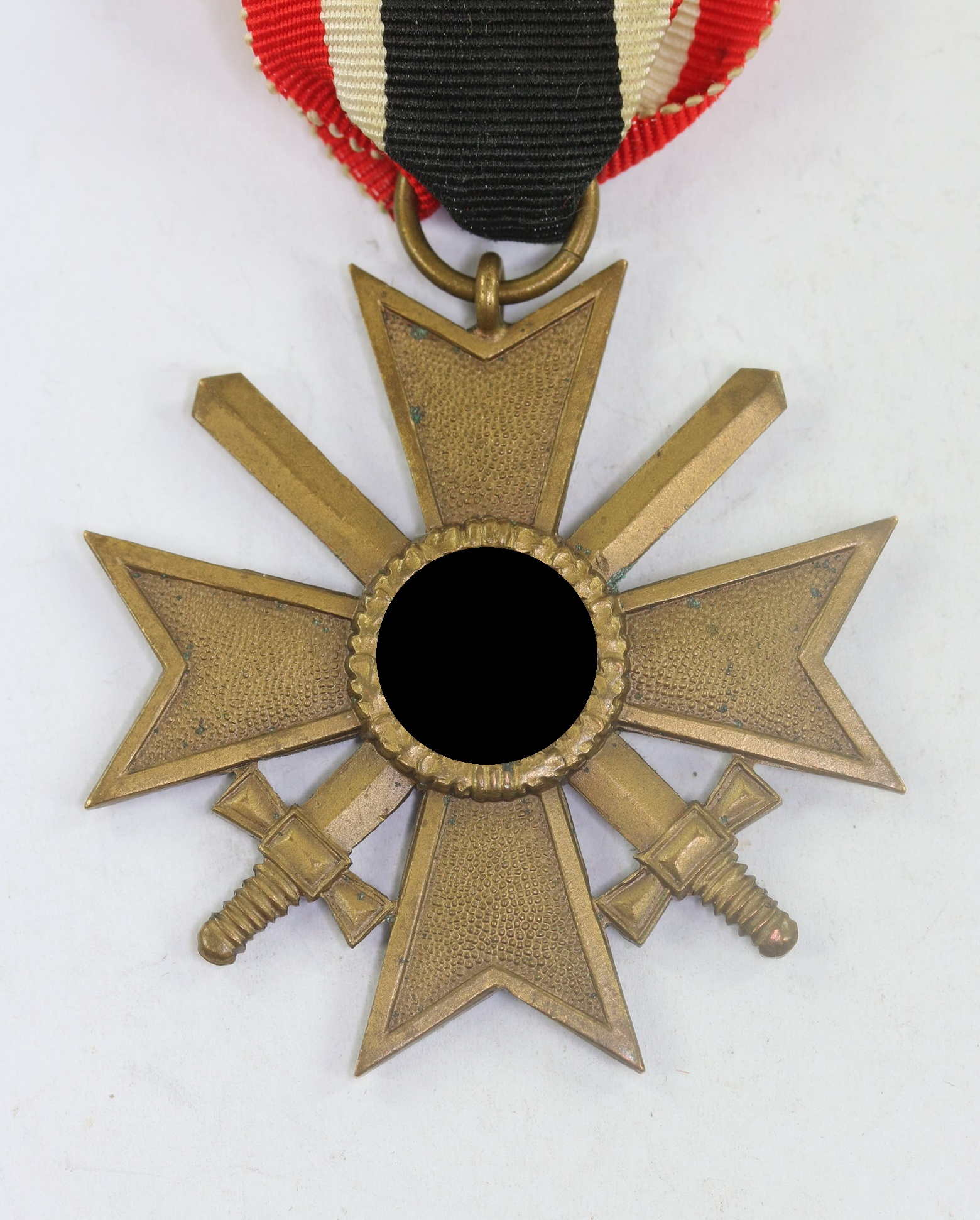 kriegsverdienstkreuz_2 Kriegsverdienstkreuz 2. Klasse mit Schwertern, Hst. 89 (Rudolf Richter, Schlag bei Gablonz) – Bild 1