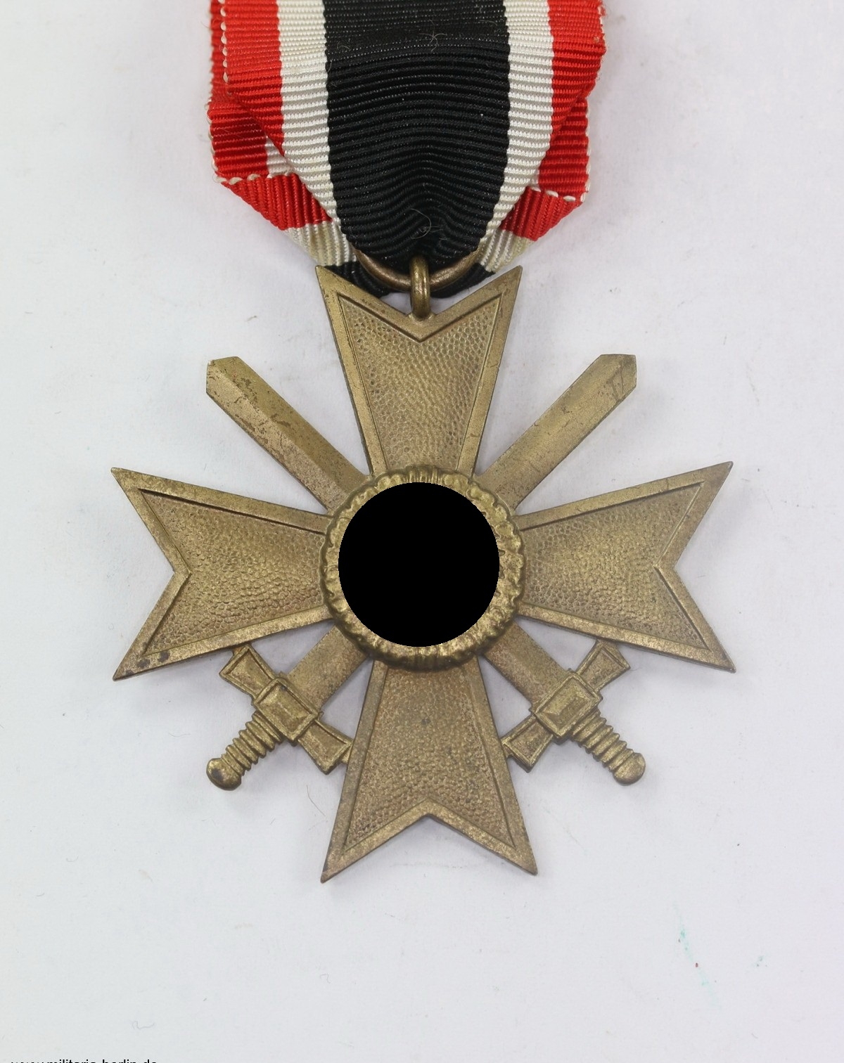 kvk_2 Kriegsverdienstkreuz 2. Klasse mit Schwertern, Buntmetall, ohne Hersteller – Bild 1