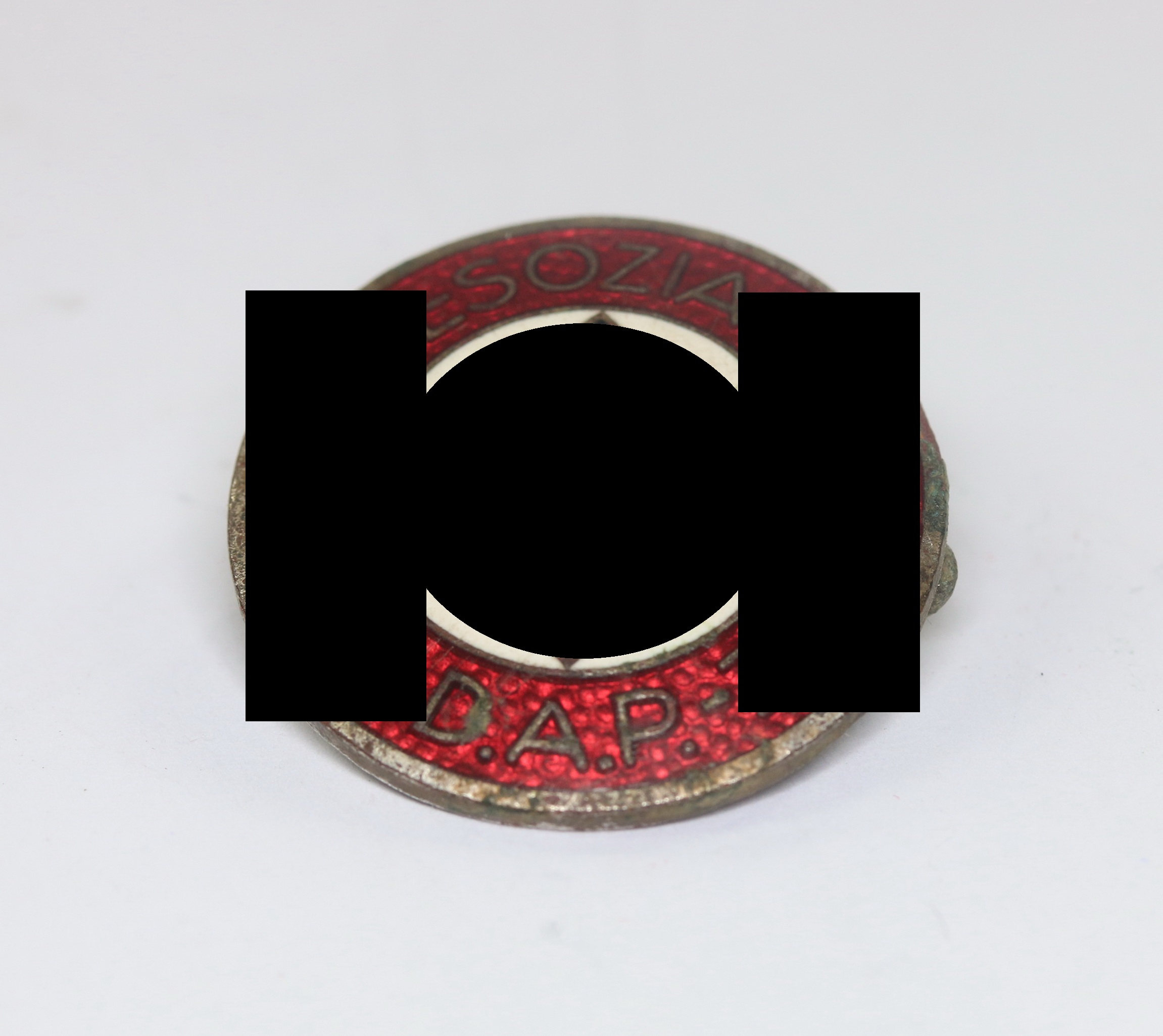 NSDAP Parteiabzeichen, Hst. RZM M1/128 (Eugen Schmidhaussler, Pforzheim) – Bild 1