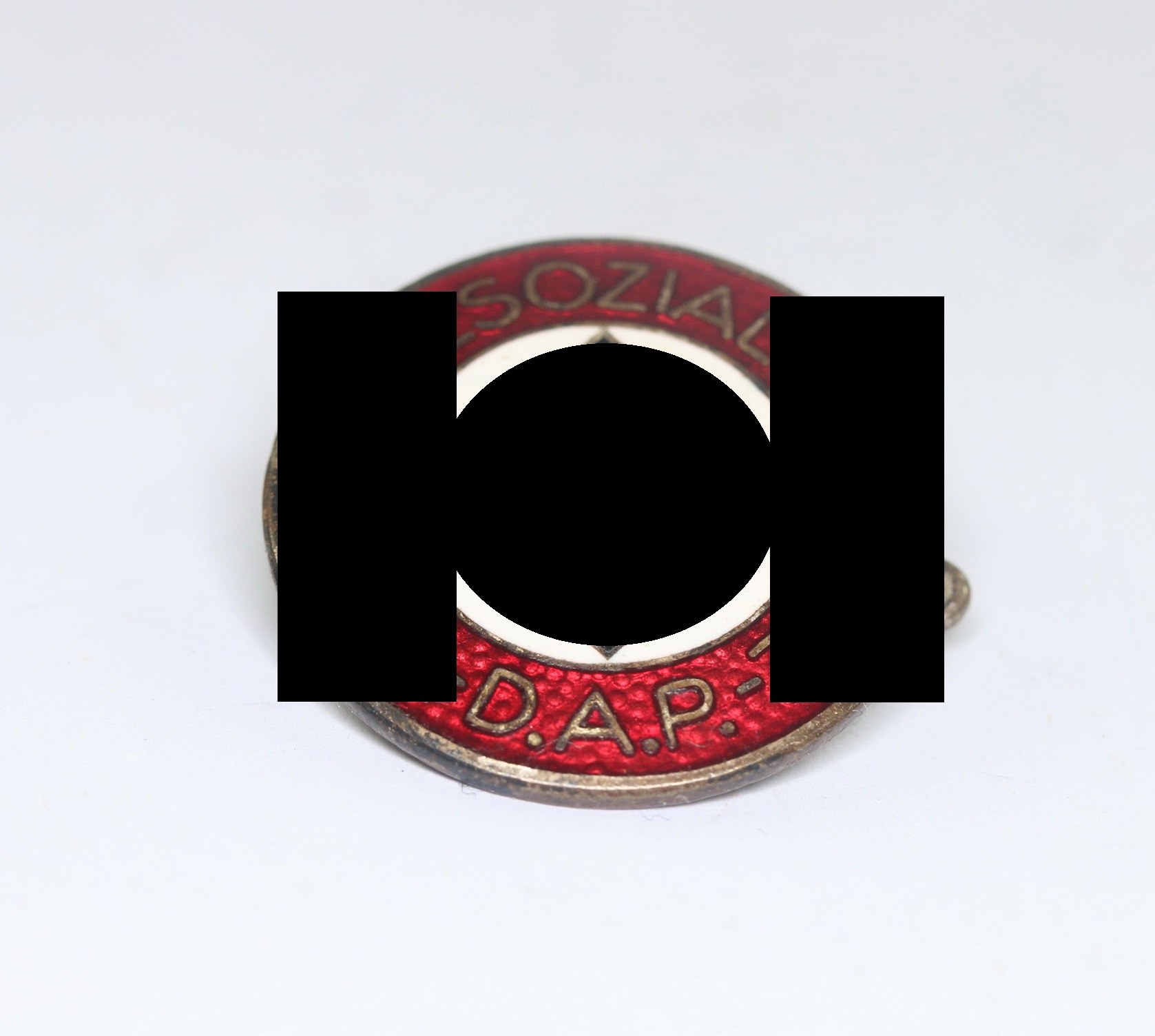 NSDAP Parteiabzeichen, Hst. RZM M1/14 (Matthias Oechsler & Sohn AG, Metallwarenfabrik Werk Ansbach) – Bild 1