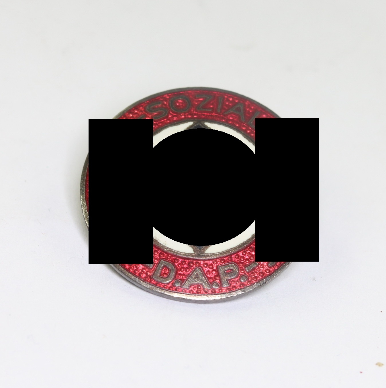 nsdap_parteiabzeichen_hst NSDAP Parteiabzeichen, Hst. RZM M1/25 (Rudolf Reiling, Pforzheim) – Bild 1