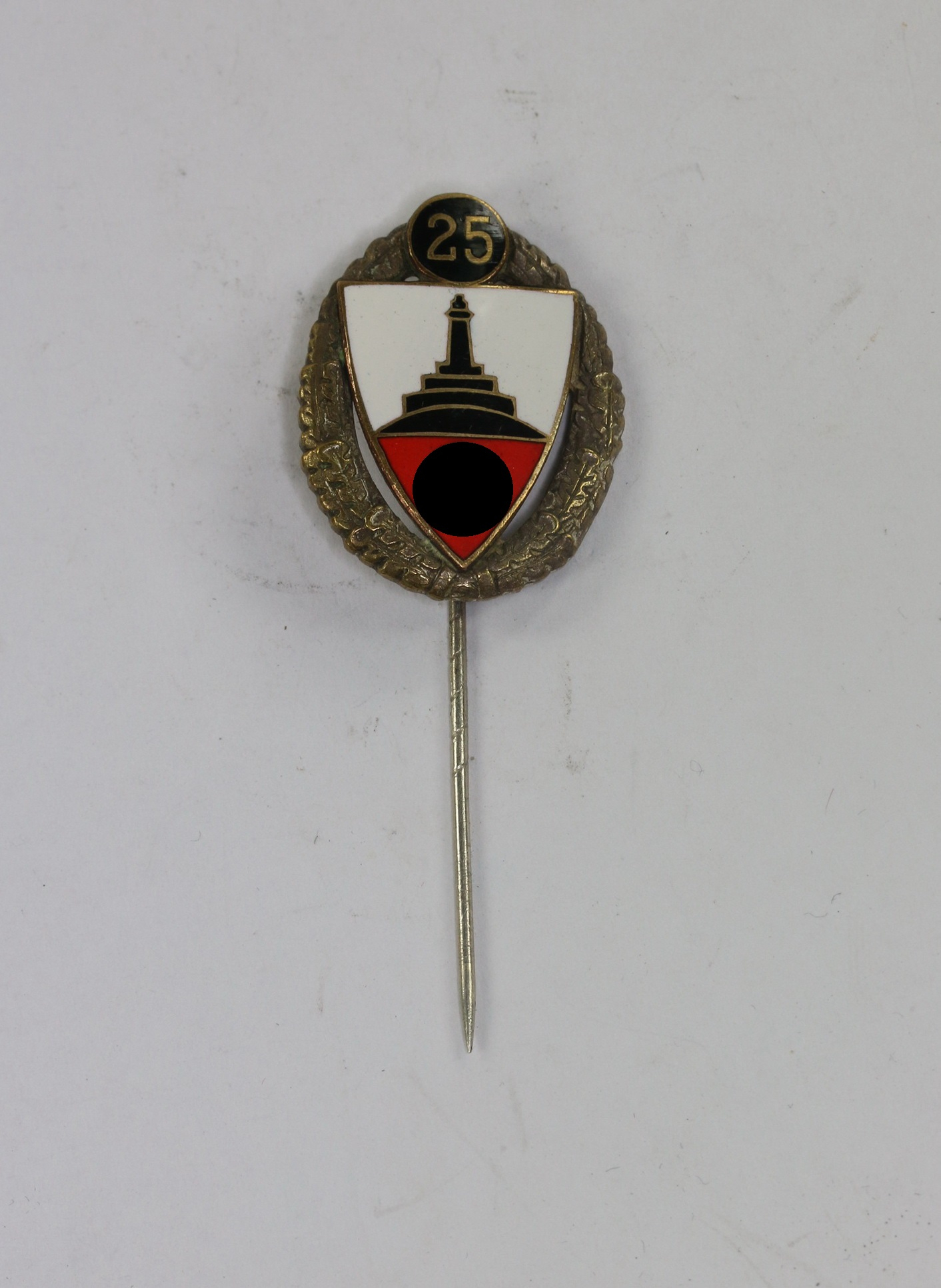 nsreichskriegerbund_kyffh_userbund_nadel_f_r_25_jahre_1_ges NS-Reichskriegerbund (Kyffhäuserbund), Nadel für 25 Jahre, 1 Ges. Gesch. – Bild 1